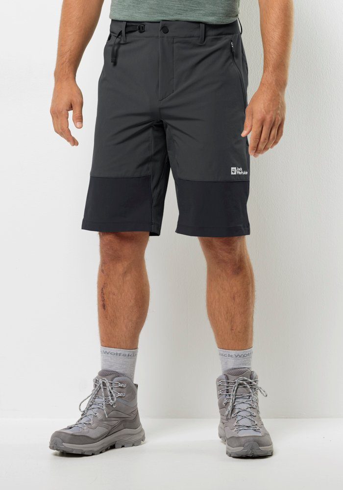 Jack Wolfskin Trekkingshorts ANDUR SHORT M heren broeken maat 48 grijs