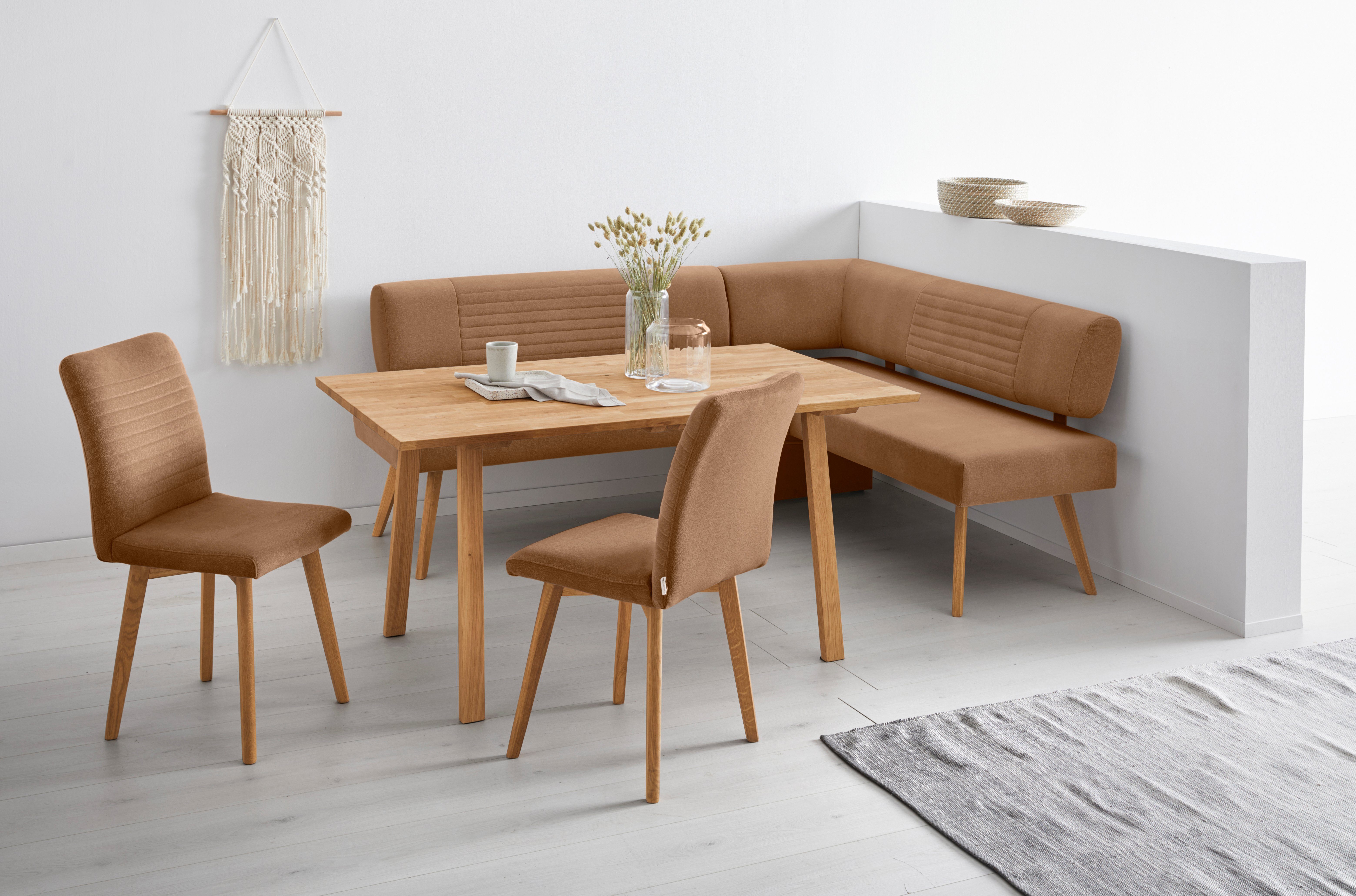 OTTO products Hoekbank Alessja Breedte lange zijde 192 of 212 cm, frame van massief eiken