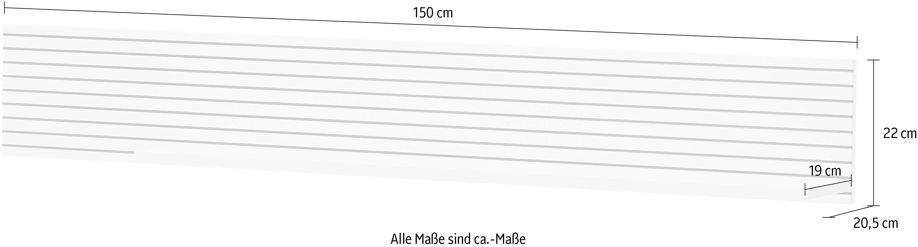 INOSIGN Wandrek Hudson in moderne trendkleur, breedte 150 cm