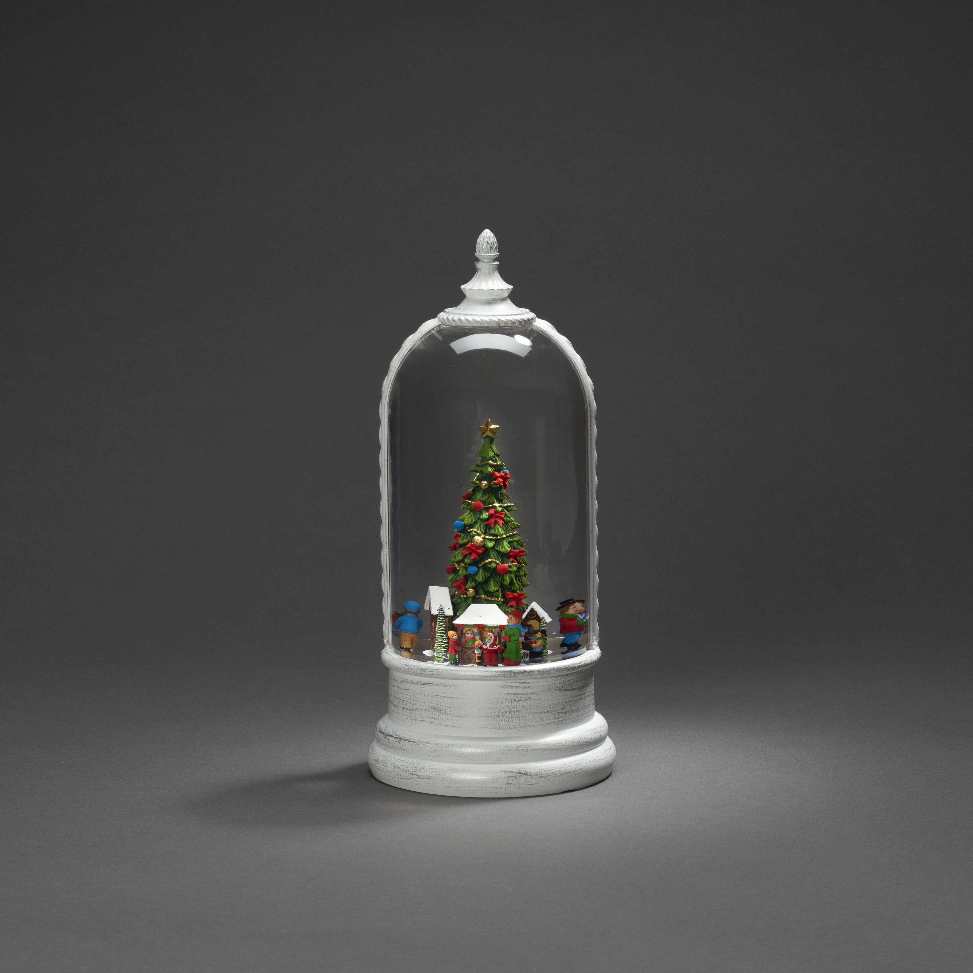 KONSTSMIDE Led lantaarn Kerst versiering Led-waterlantaarn, wit, "Duitse kerstmarkt (1 stuk)