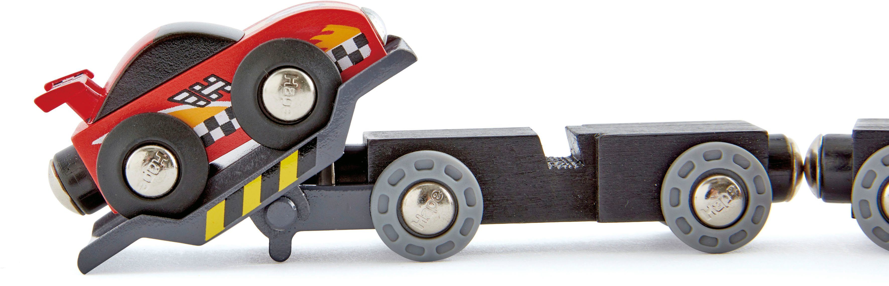 Hape Speelgoed spoorweg Raceauto-bestelwagen FSC®- beschermt bos - wereldwijd