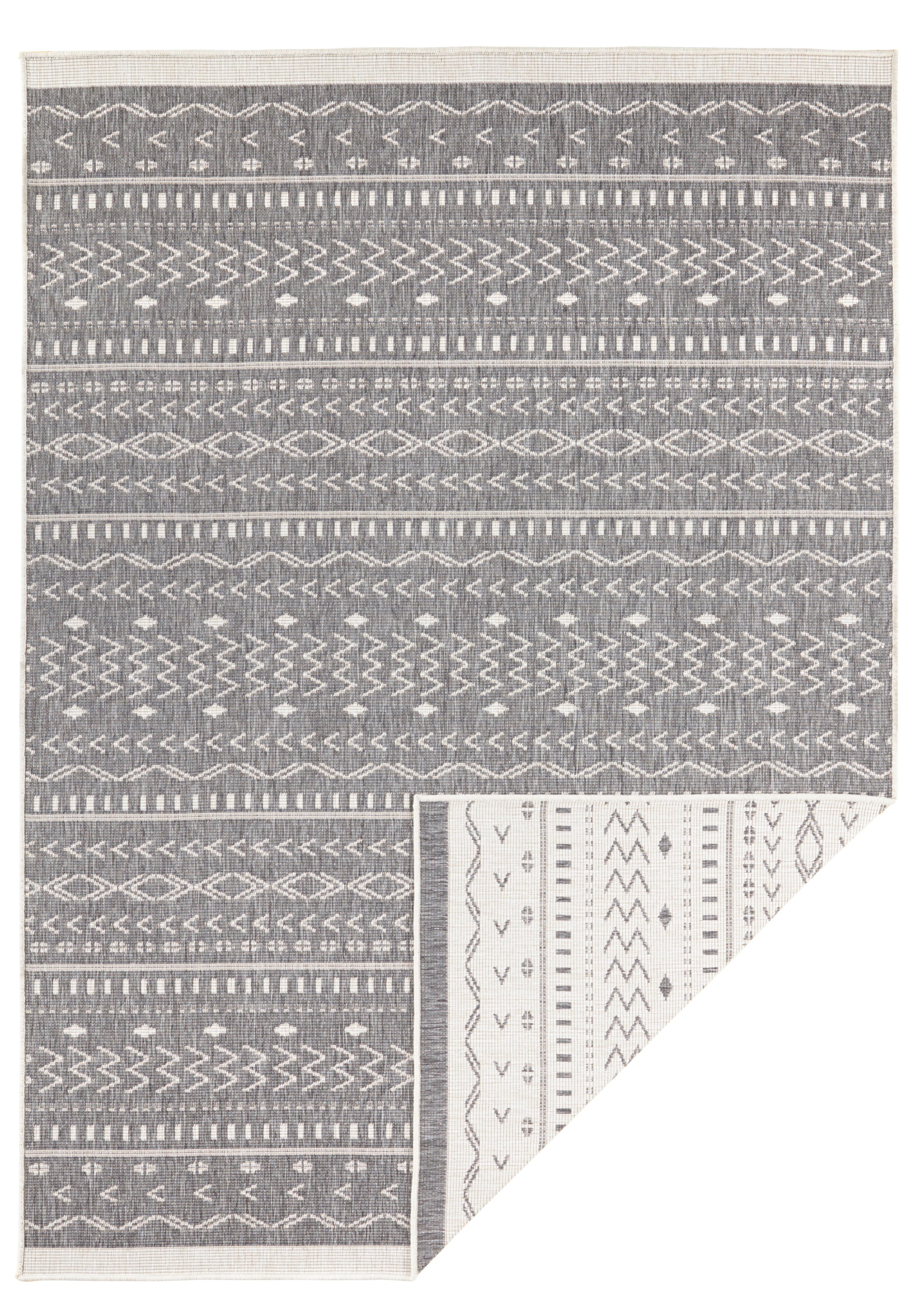 NORTHRUGS Vloerkleed Kuba omkeerbaar tapijt Binnen- en buitengebruik, weerbestendig, balkon, loper, woonkamer, waterbestendig