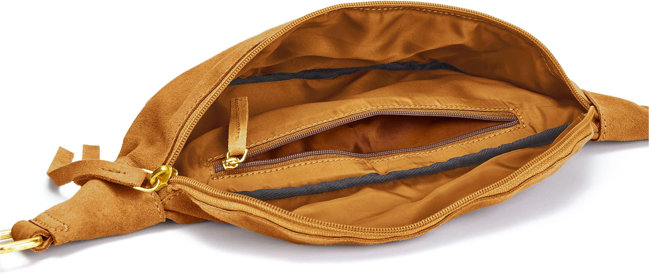 Elbsand Buiktasje Schoudertas van leer, borsttas, schoudertas, crossbody bag
