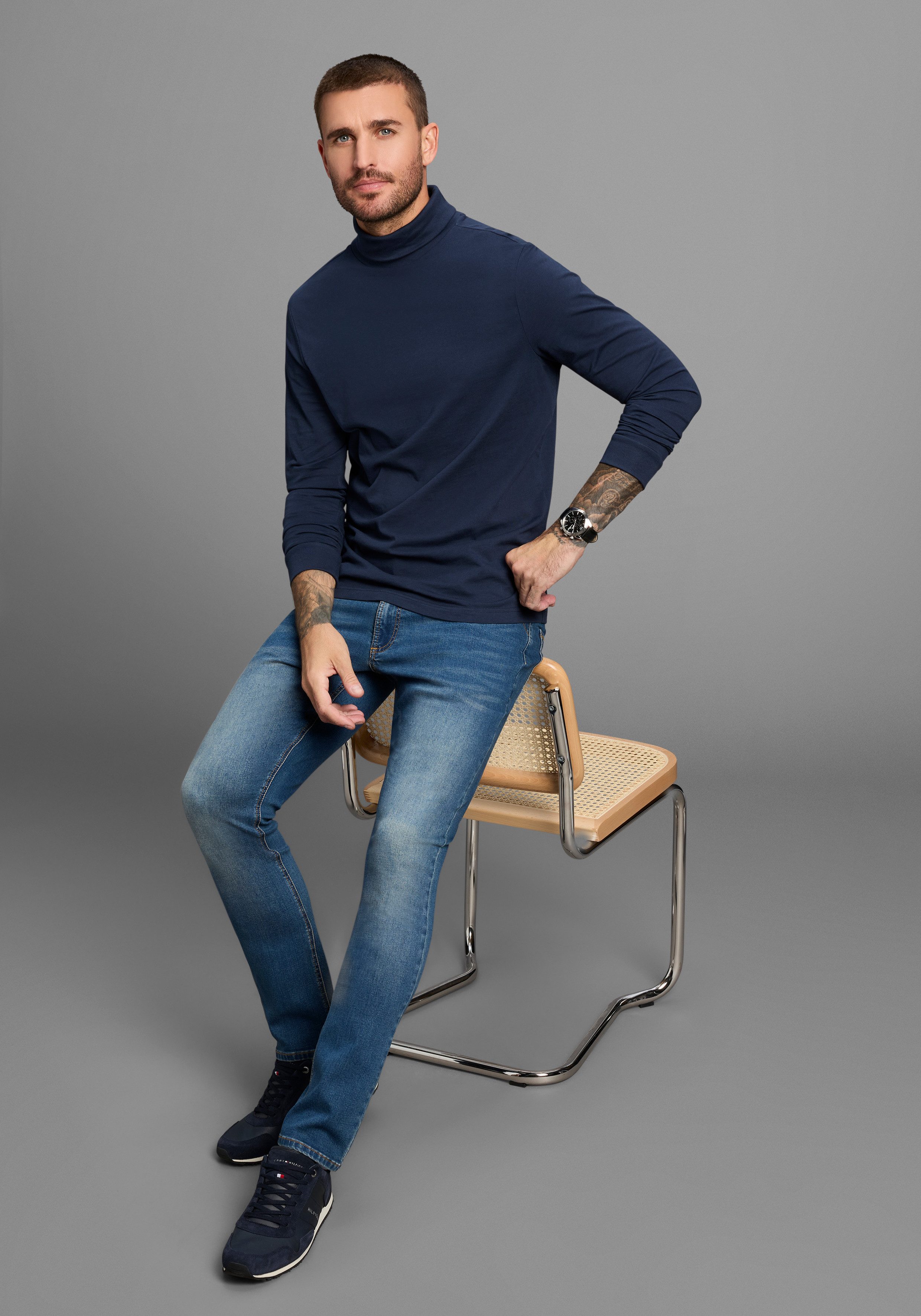 Bruno Banani Colshirt ook voor onderkleding