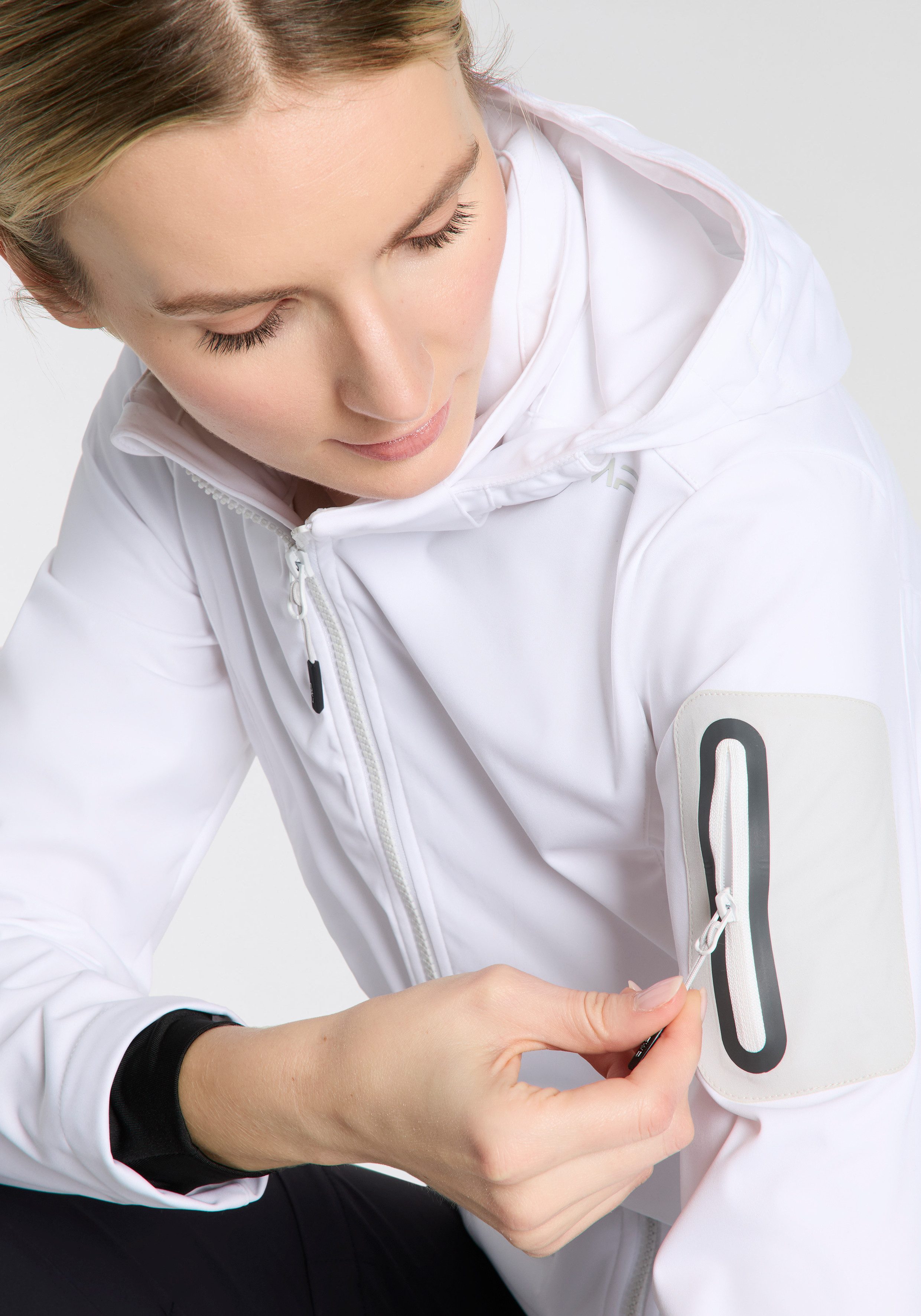 CMP Softshell-jack Ademend & winddicht & waterafstotend & licht materiaal (1 stuk)