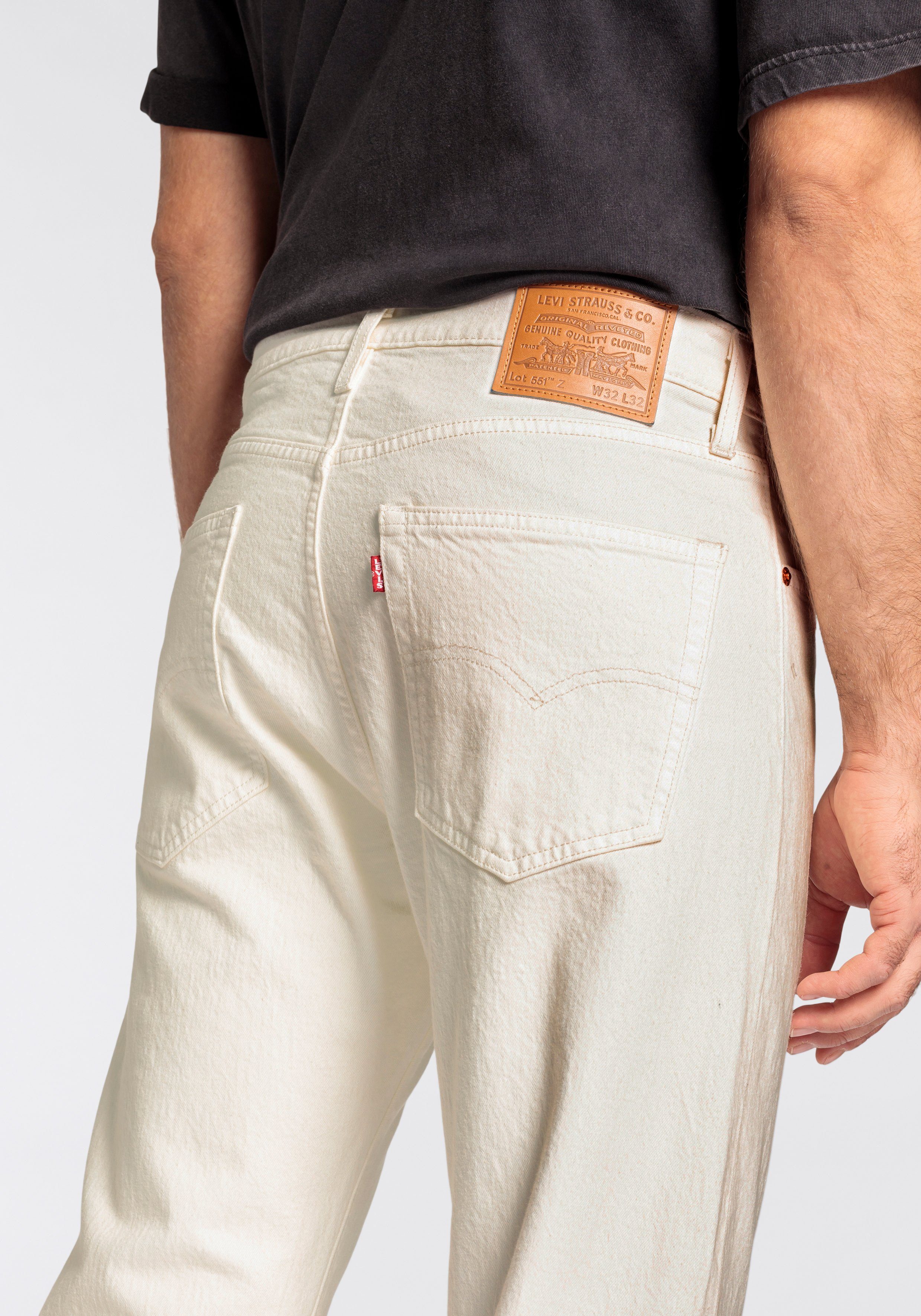 Levi's® Straight jeans 551Z AUTHENTIC met leren badge