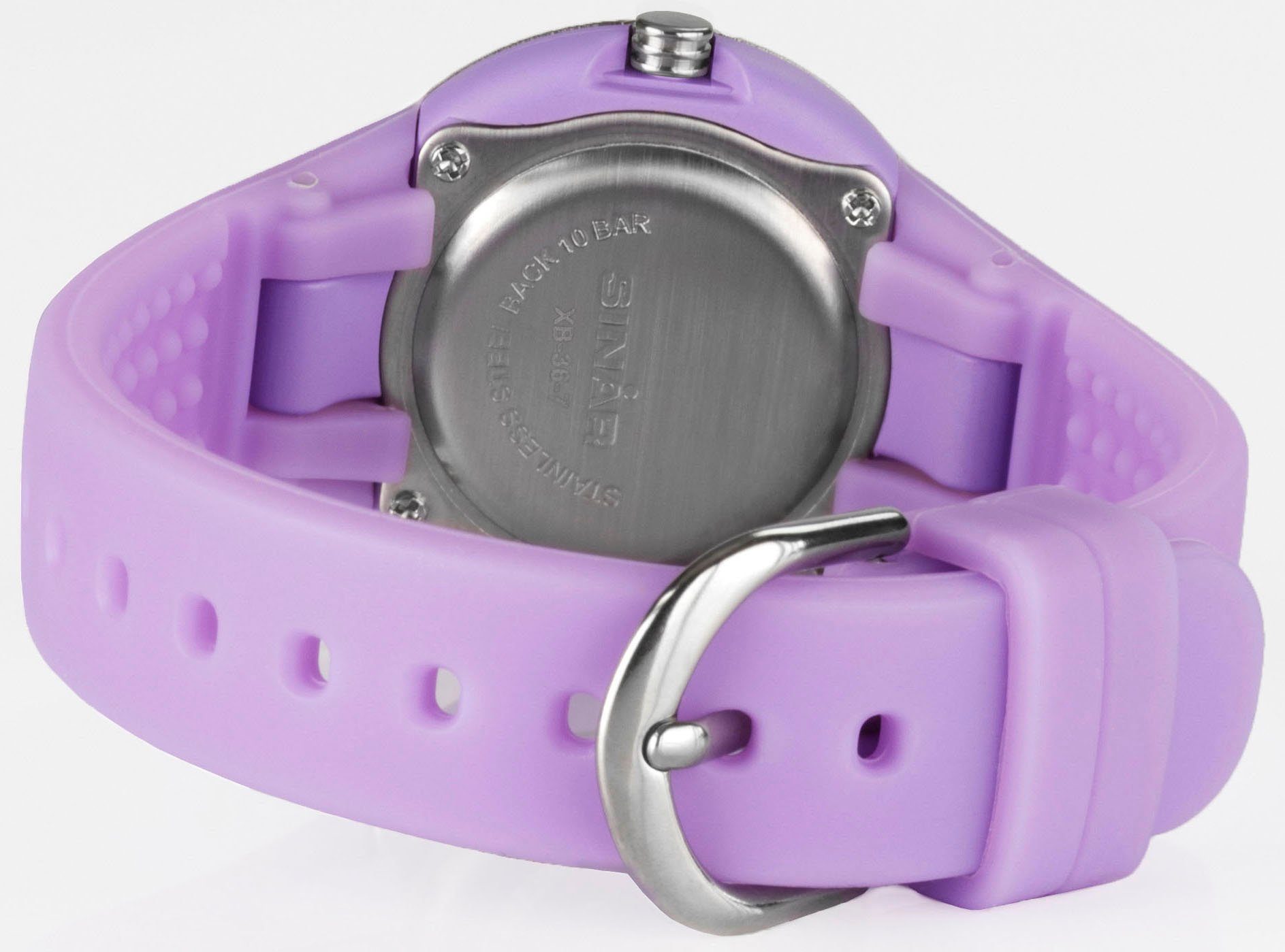 SINAR Kwartshorloge XB-36-7 Horloge, kinderhorloge, meisjes, cadeau-idee, schoolbegin, siliconen band