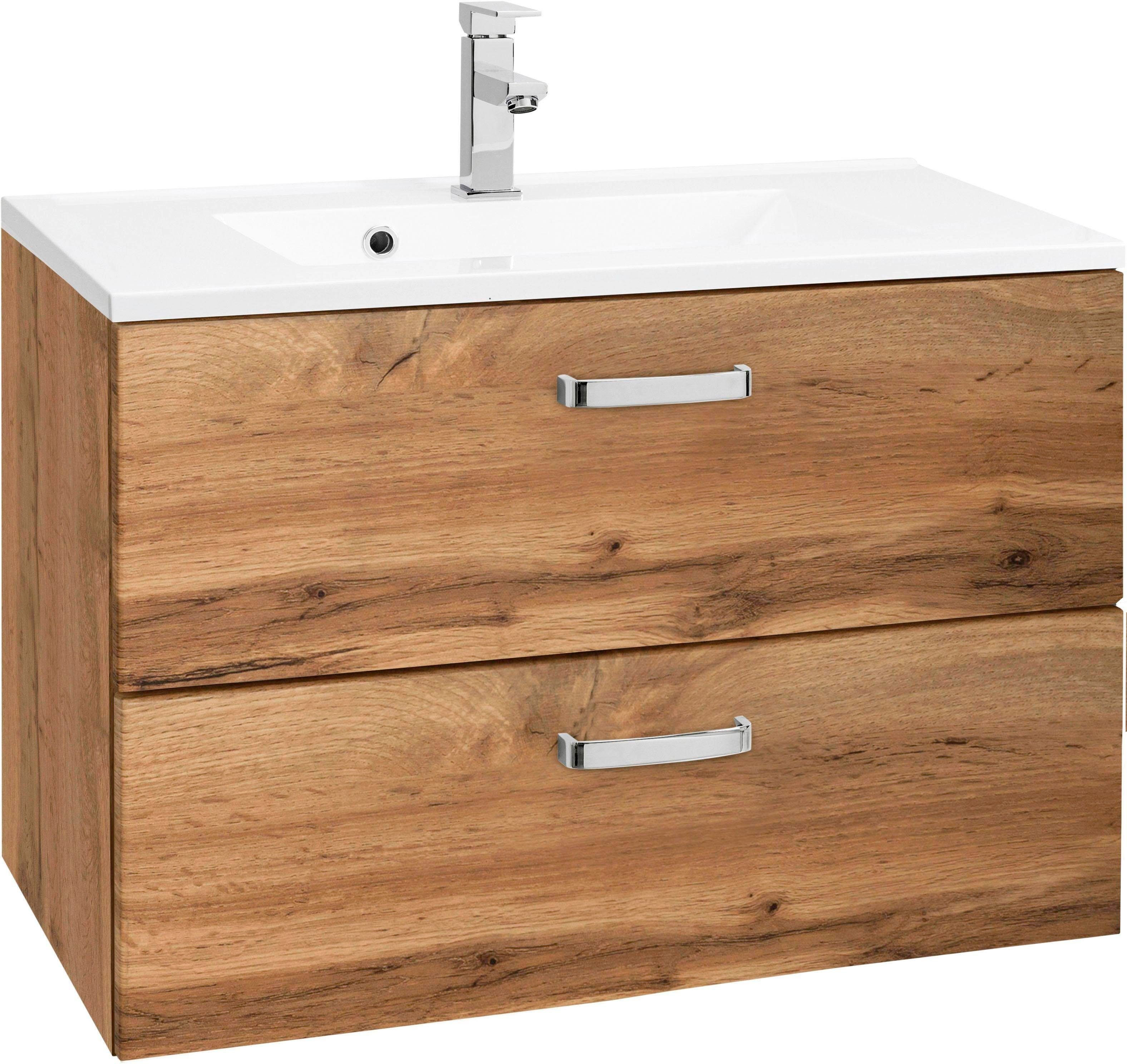 welltime Wastafelonderkast Ravenna wastafelmeubels beige