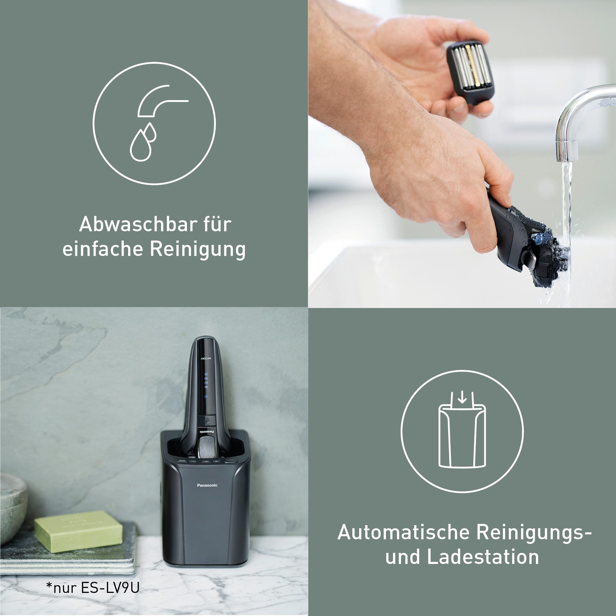 Panasonic Elektrisch scheerapparaat Series 900 Premium scheerapparaat ES-LV9U