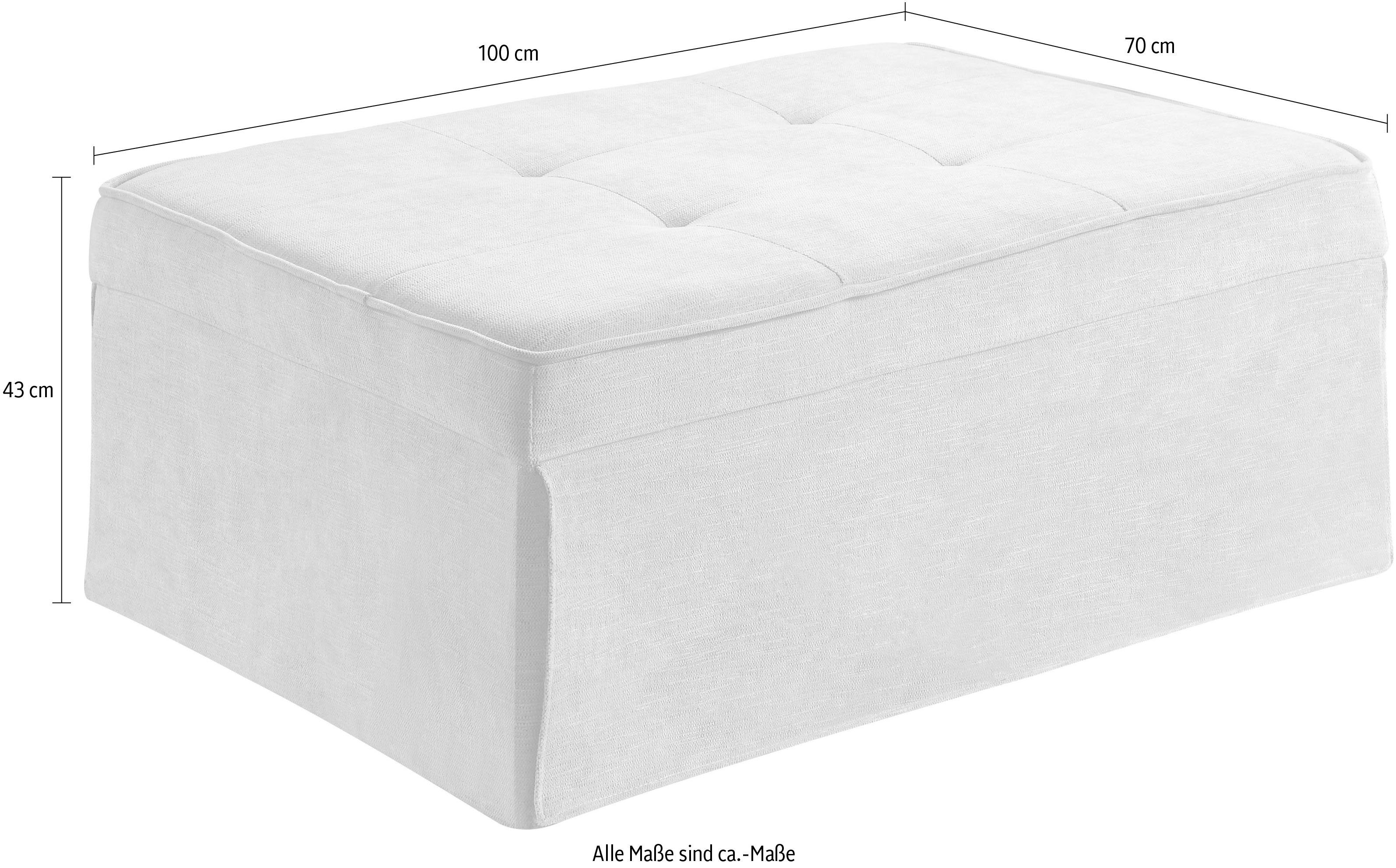 ATLANTIC home collection Slaapbank Finn te veranderen in een loungestoel, relaxfauteuil en logeerbed, incl. kussen