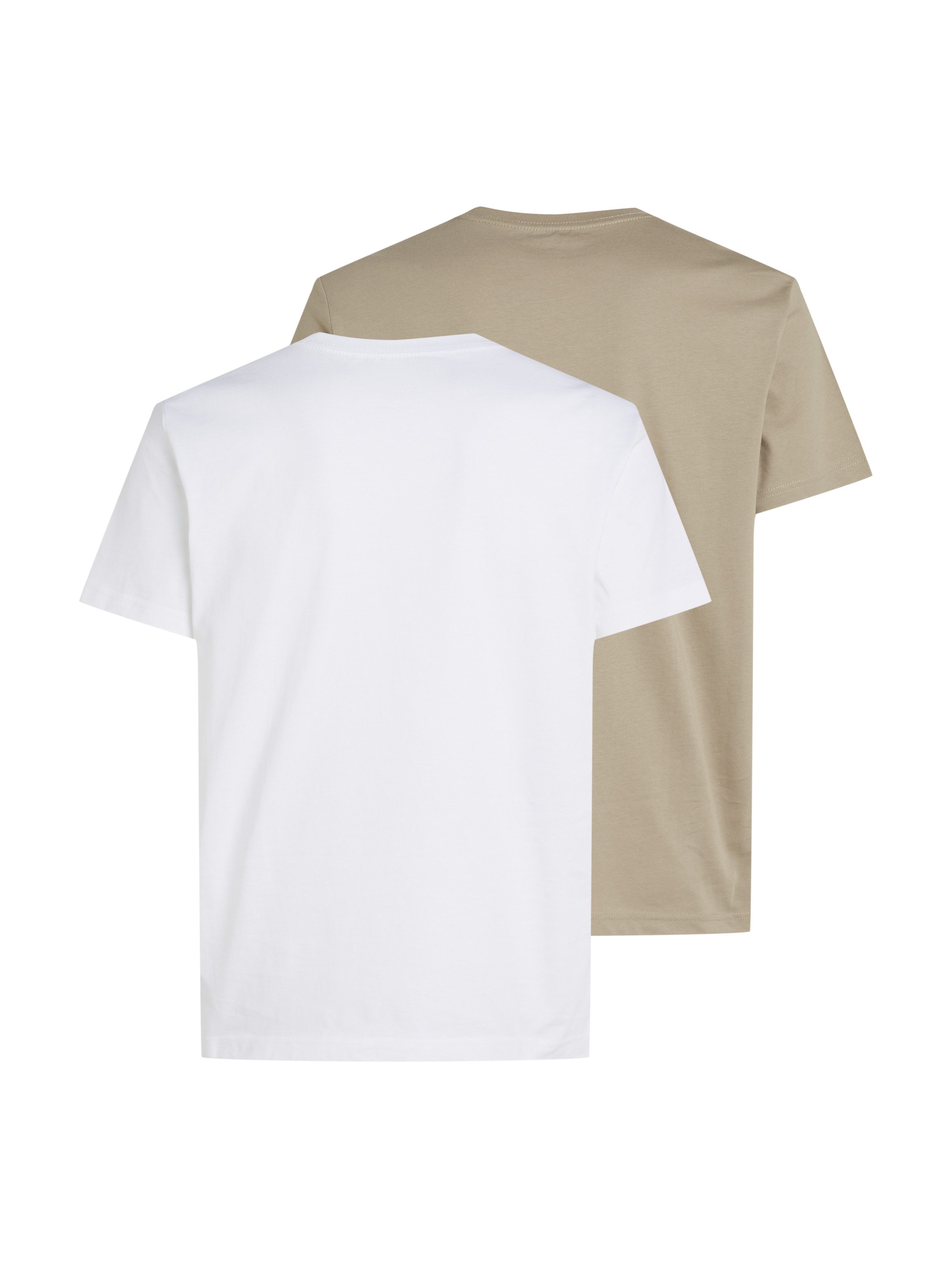 Calvin Klein T-shirt 2 PACK MONOLOGO T-SHIRT (Set van 2)