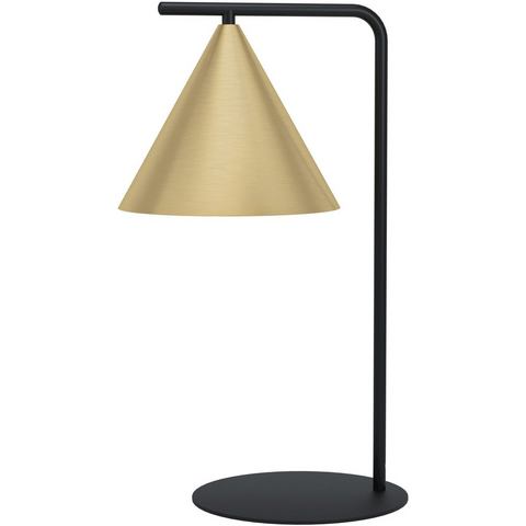 Eglo hanglamp tafellamp 1xE27 zwart-geelkoper