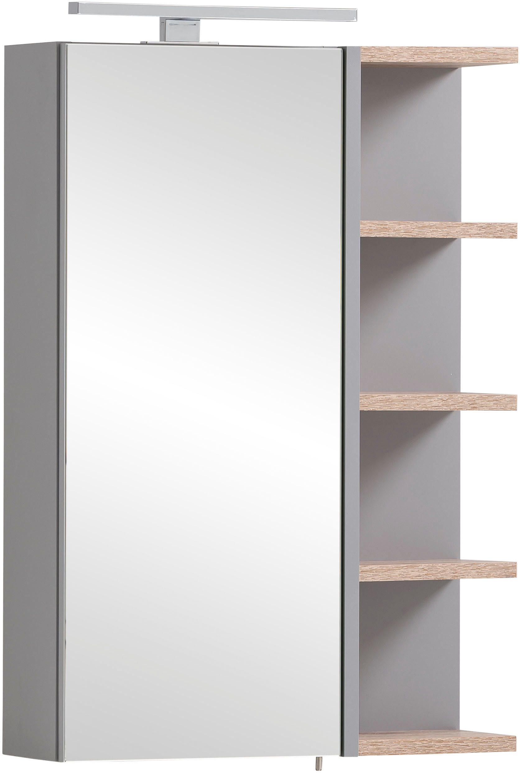 Schildmeyer Spiegelkast Balto, breedte 49 cm Met LED-verlichting, plank aan beide zijden te monteren