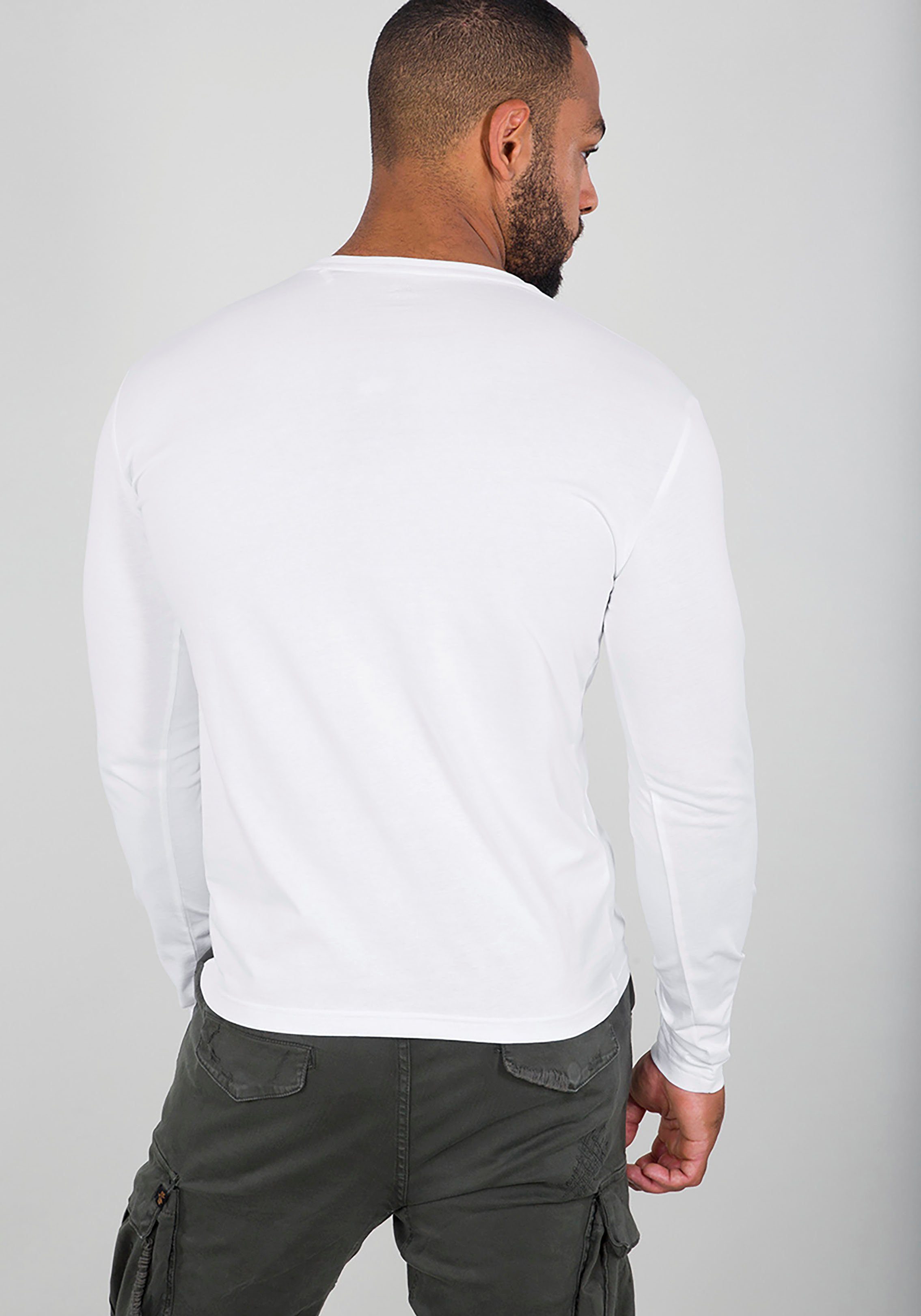 Alpha Industries Shirt met lange mouwen Basic LS Small Logo