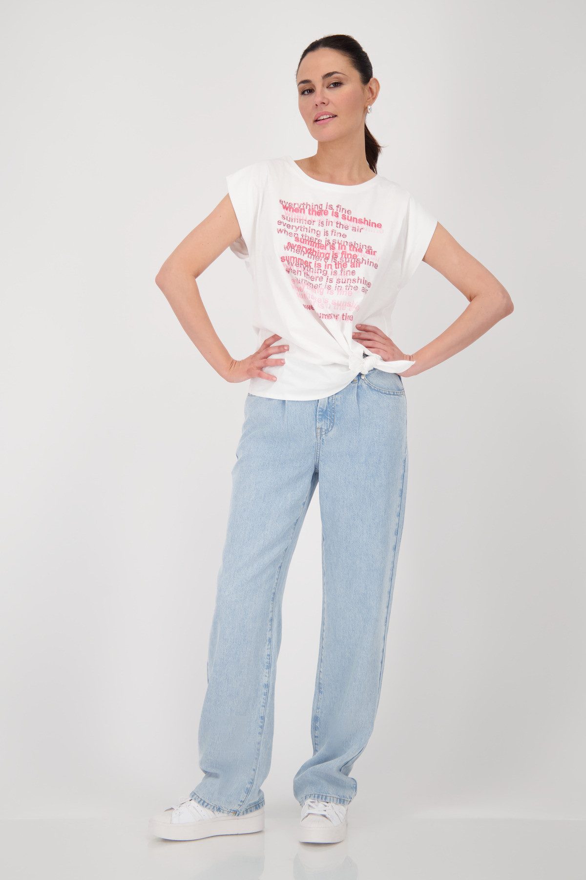 Monari Shirt met ronde hals Met een ronde hals