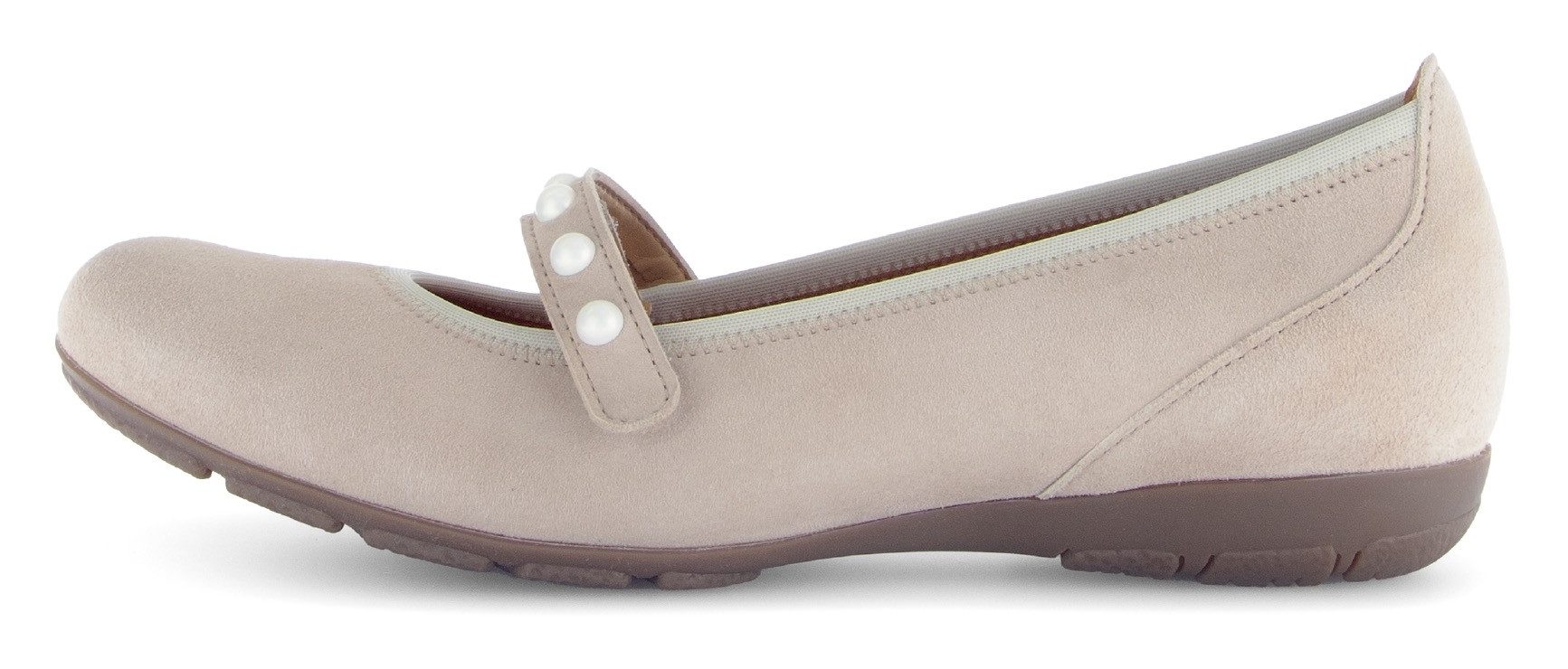 Gabor Ballerina's met riempje , businessschoen, kettschoen met hovercraft-luchtkamer-loopzool