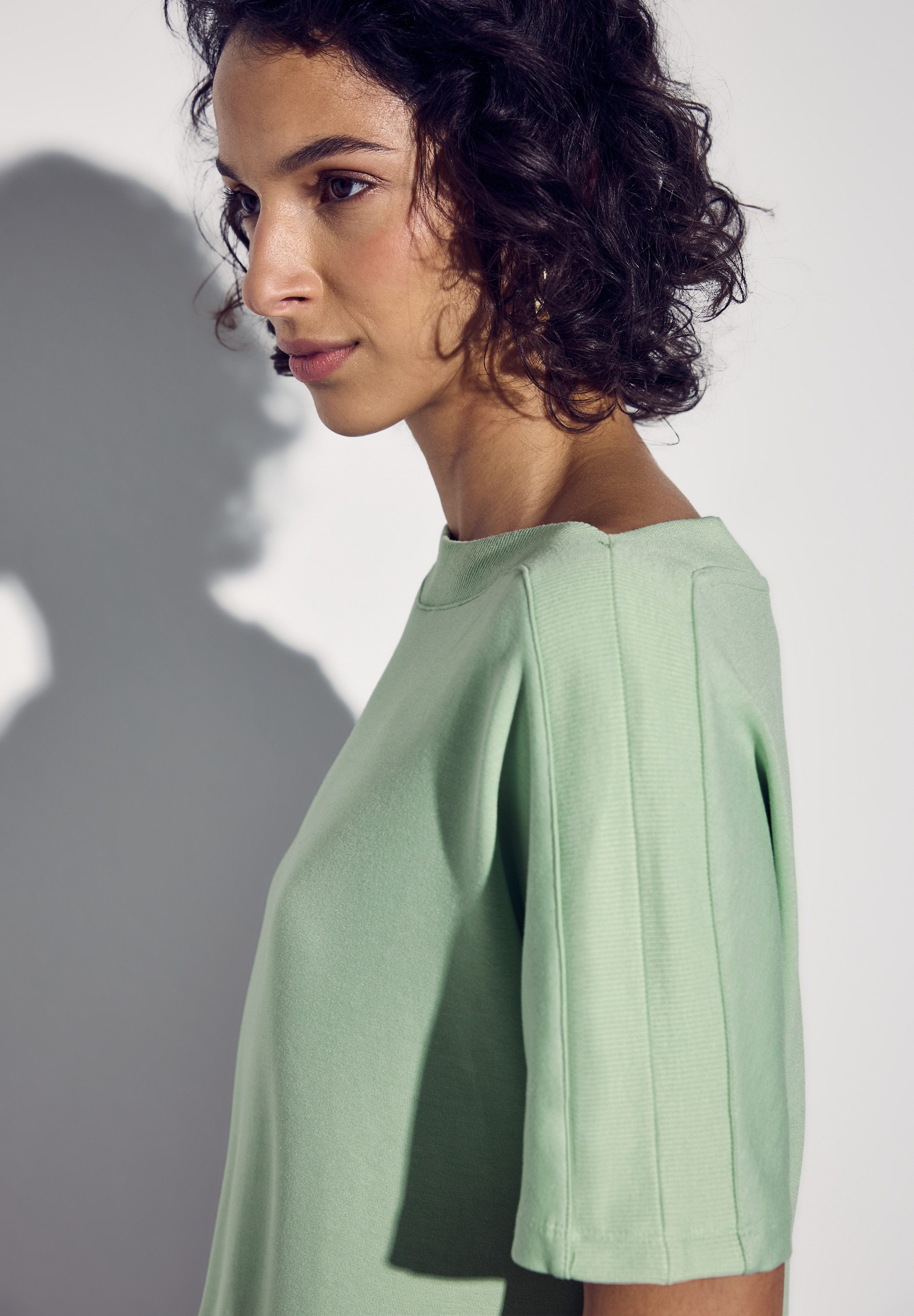 STREET ONE T-shirt met boothals
