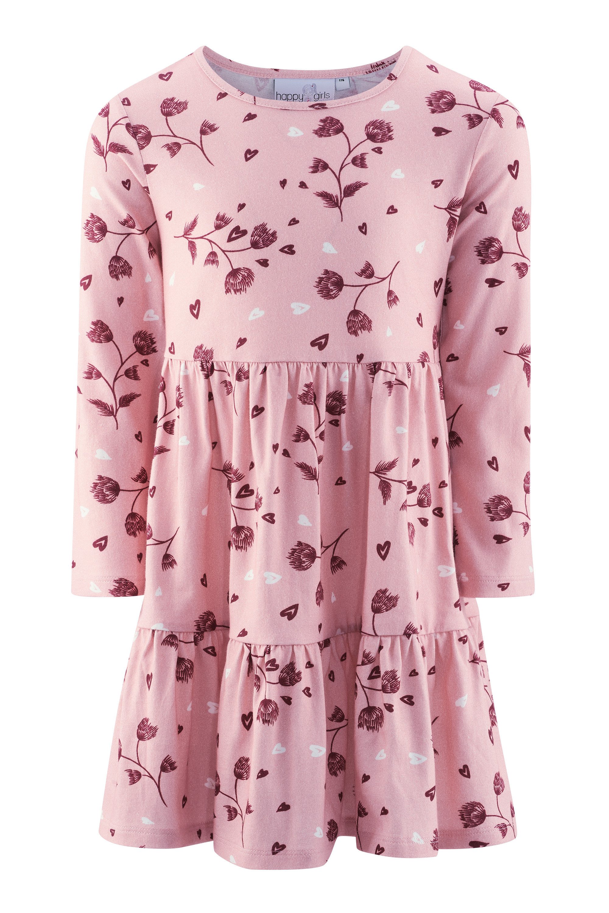 happy girls Mini-jurk meisjes zomerjurken maat 98 roze