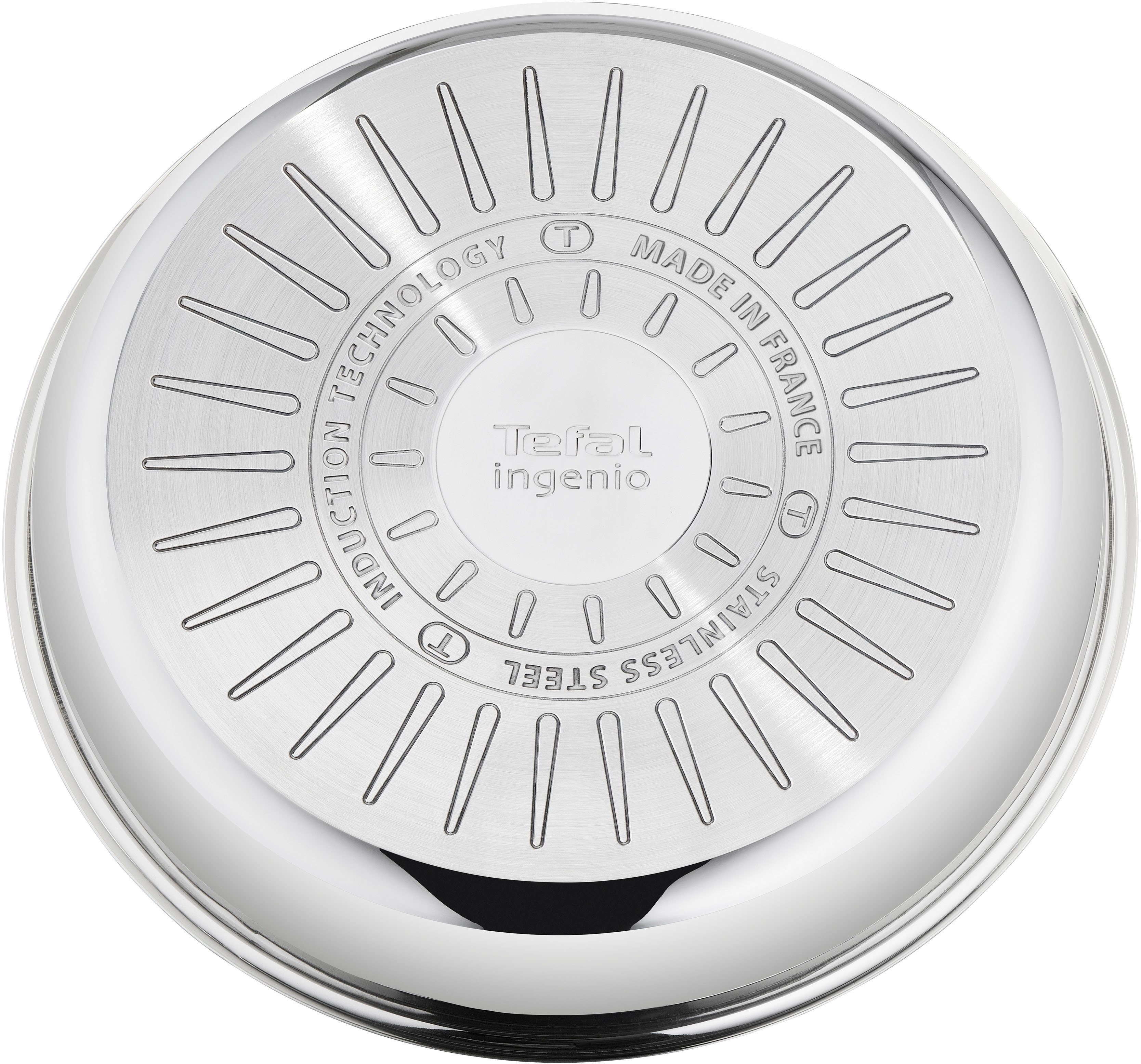 Tefal Pannenset Ingenio Preference opvouwbaar, anti-aanbakcoating, inductie, gemaakt in frankrijk, compact (set, 3-delig)