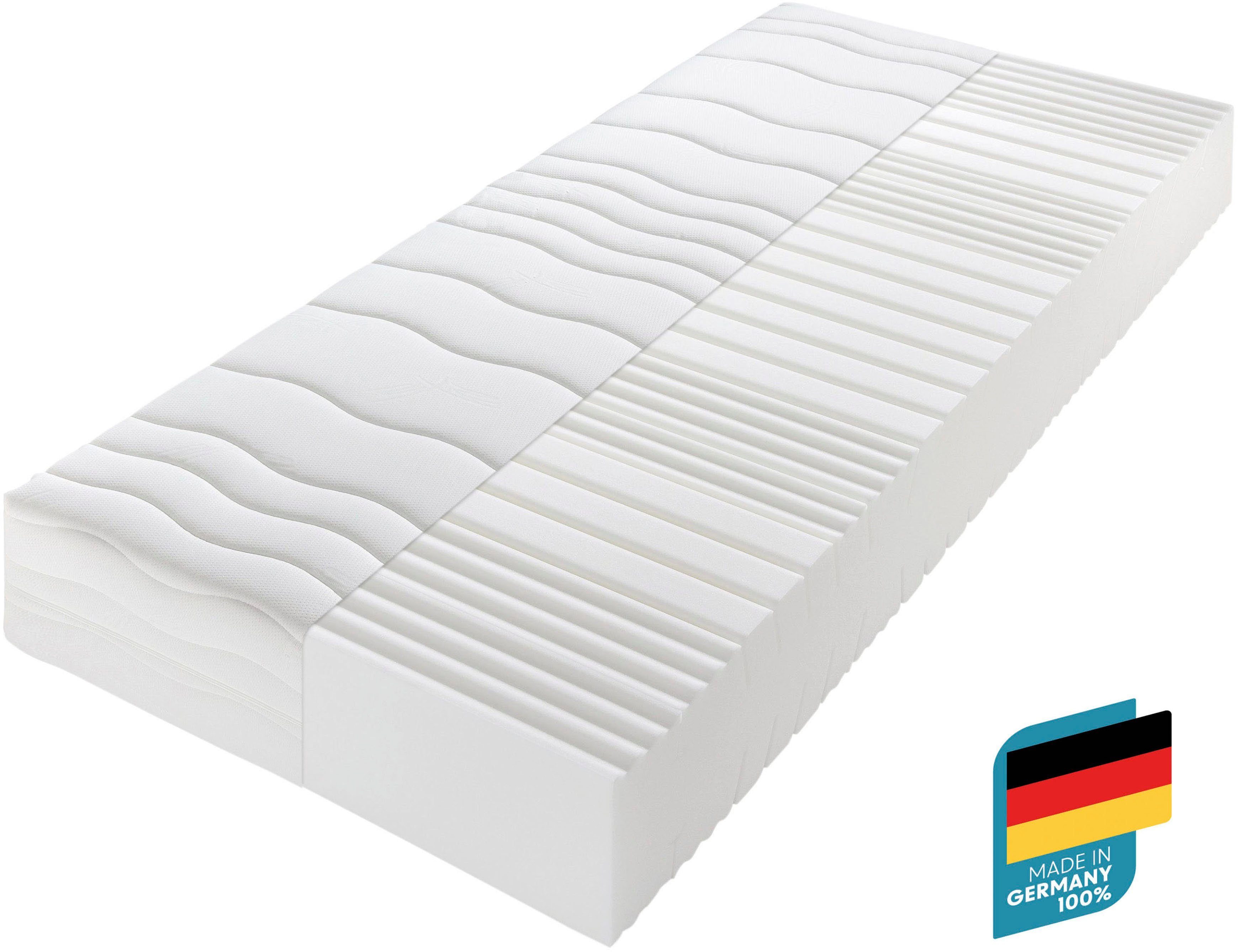 Beco Comfortschuimmatras Grand Majestic 7-zone matras, 90x200, 140x200 en andere maten,...