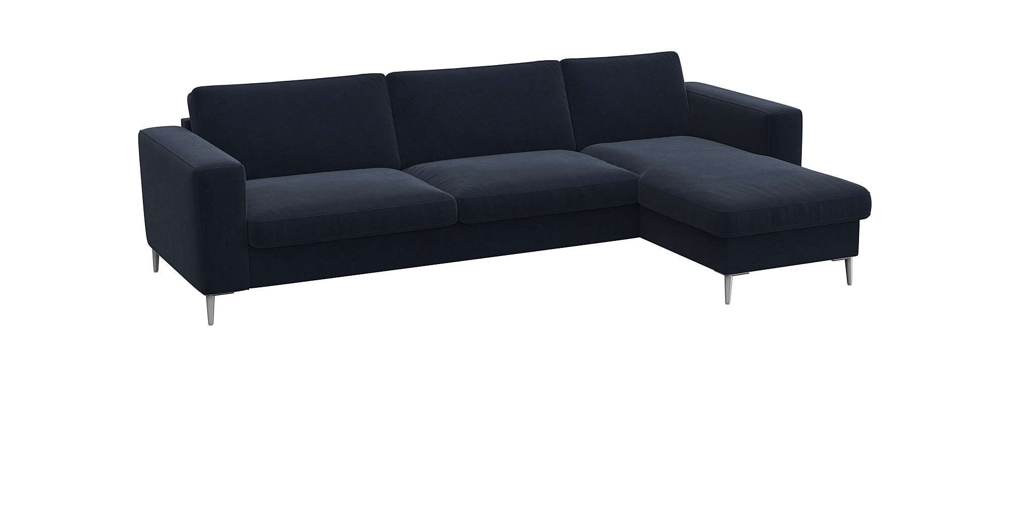 FLEXLUX Hoekbank Fiore, super zitcomfort door koudschuim in de zitting, L-vorm