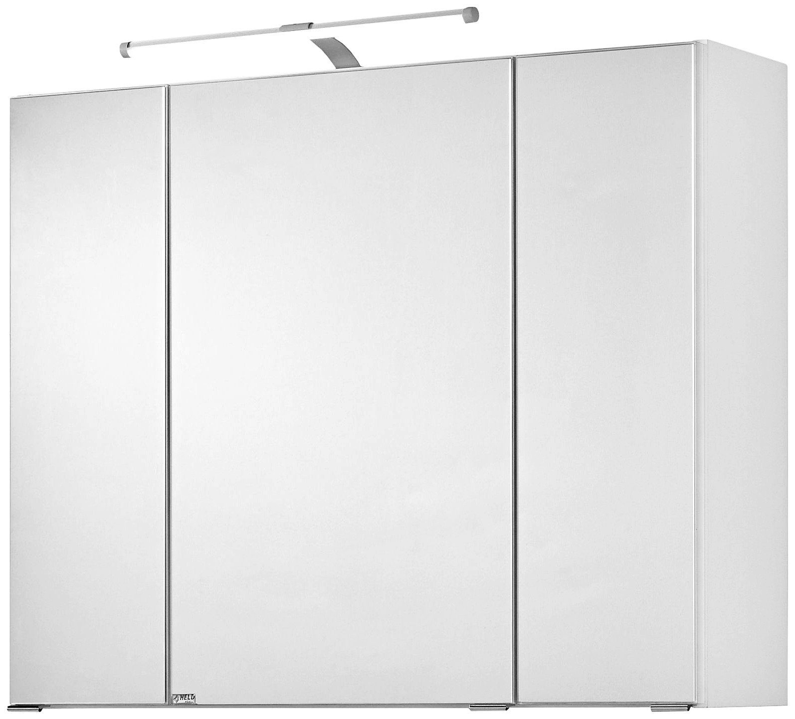 welltime Badkamerserie Siena Breedte 80 cm, wastafelonderkast met mineraalmarmeren wasbak (2-delig)