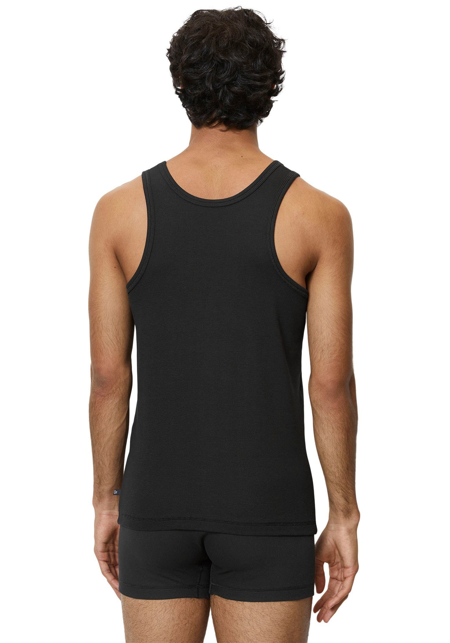 Marc O'Polo Muscle-shirt Iconic rib in aansluitend model (2-delig, Set van 2)