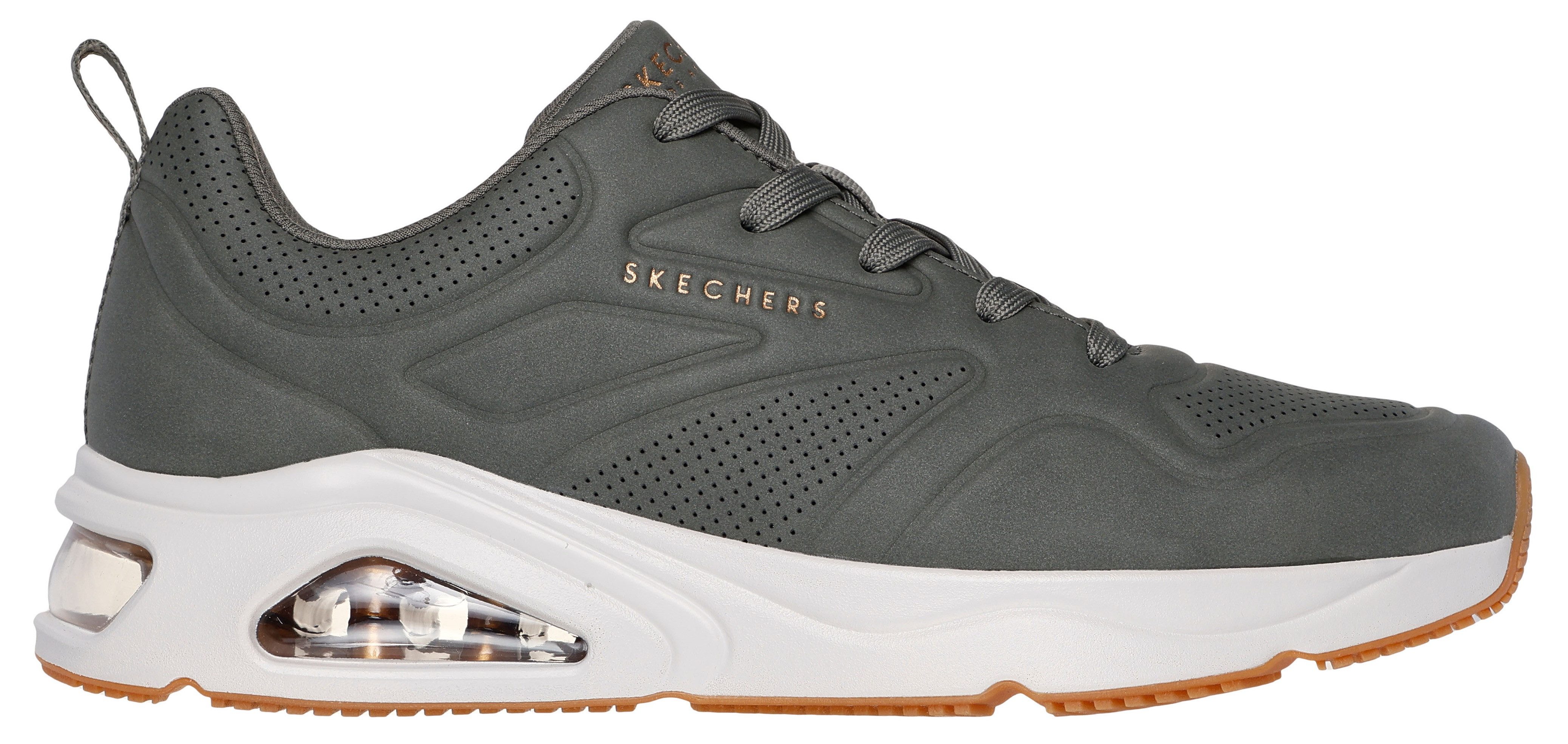 Skechers Sneakers TRES-AIR UNO vrijetijdsschoen, lage schoen, veterschoen met skech-air®-luchtkussens