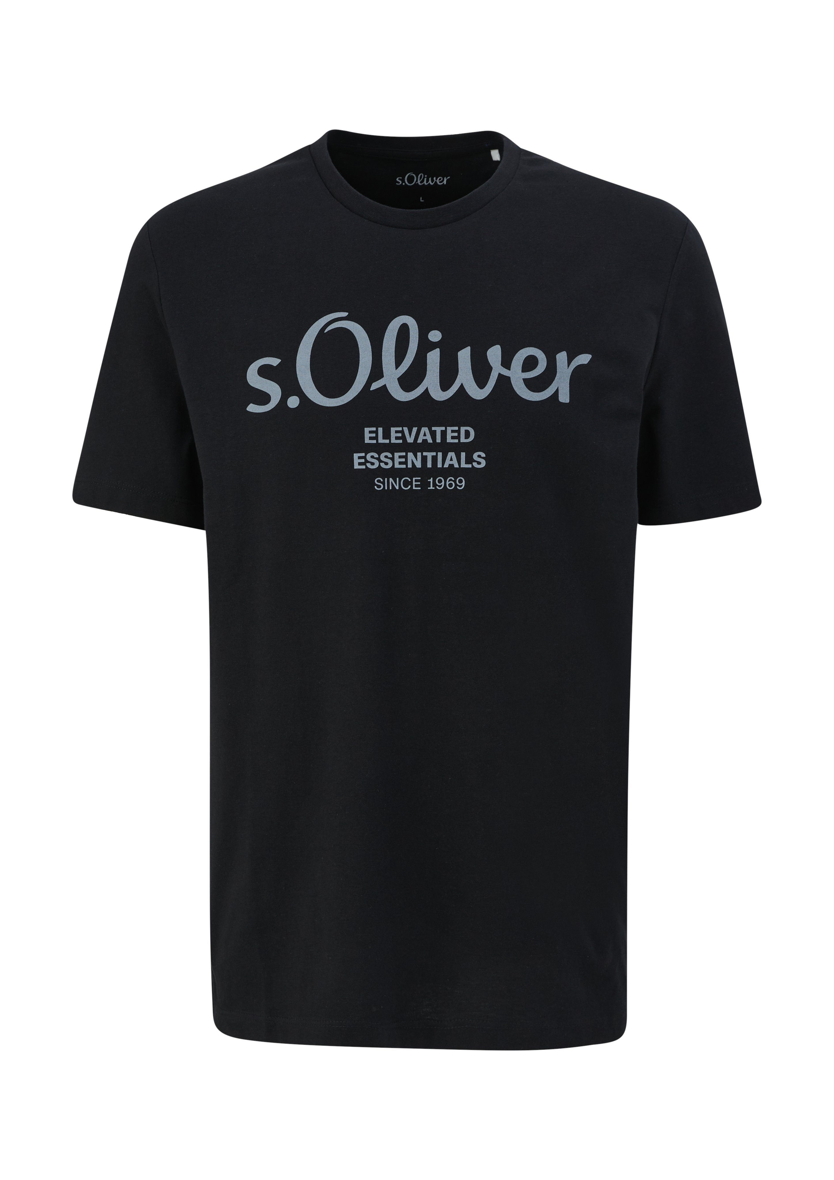 s.Oliver T-shirt van ademende katoen