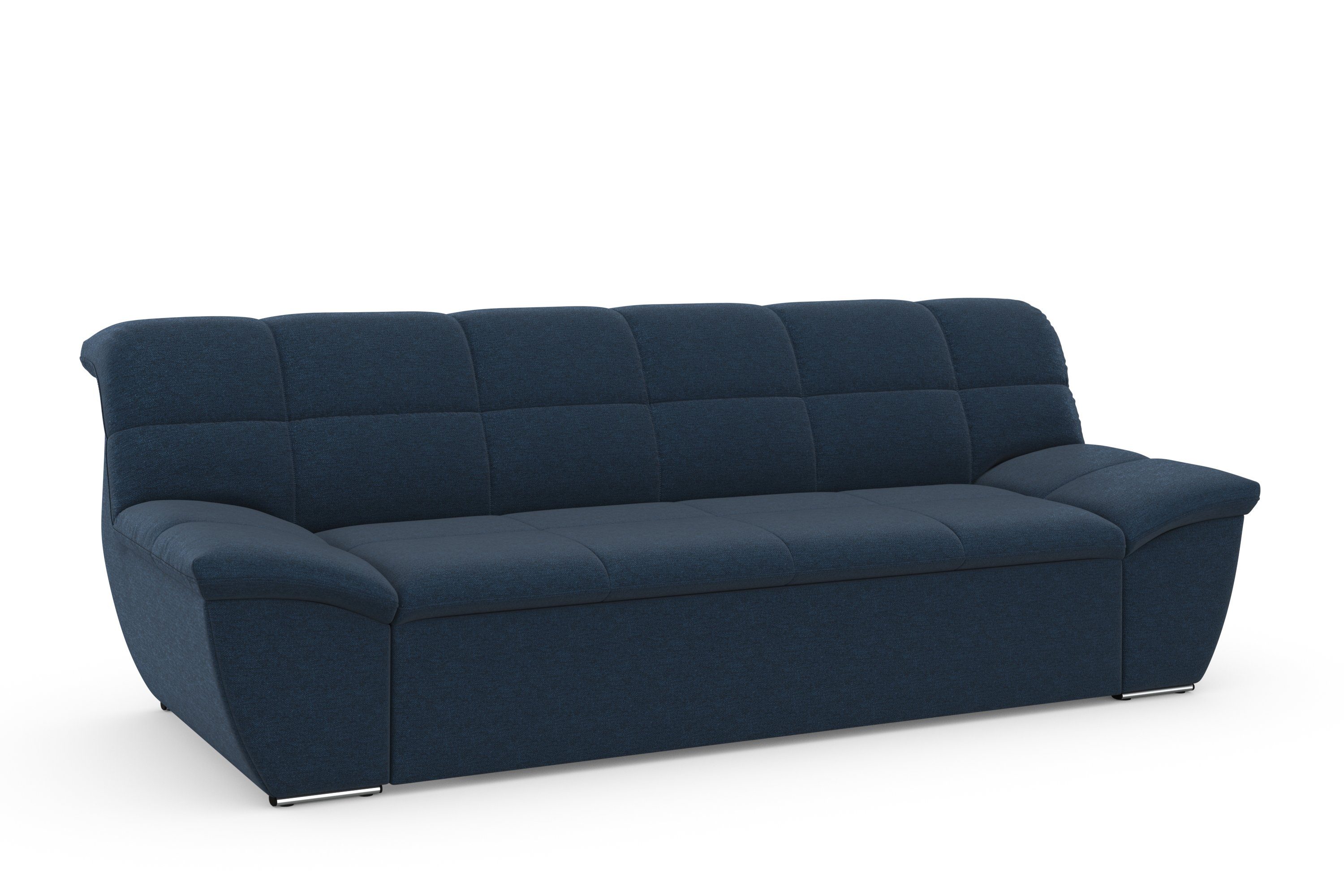 DOMO collection 3-zitsbank Splash, moderne stiksels in de zitting en rug, comfortabel,