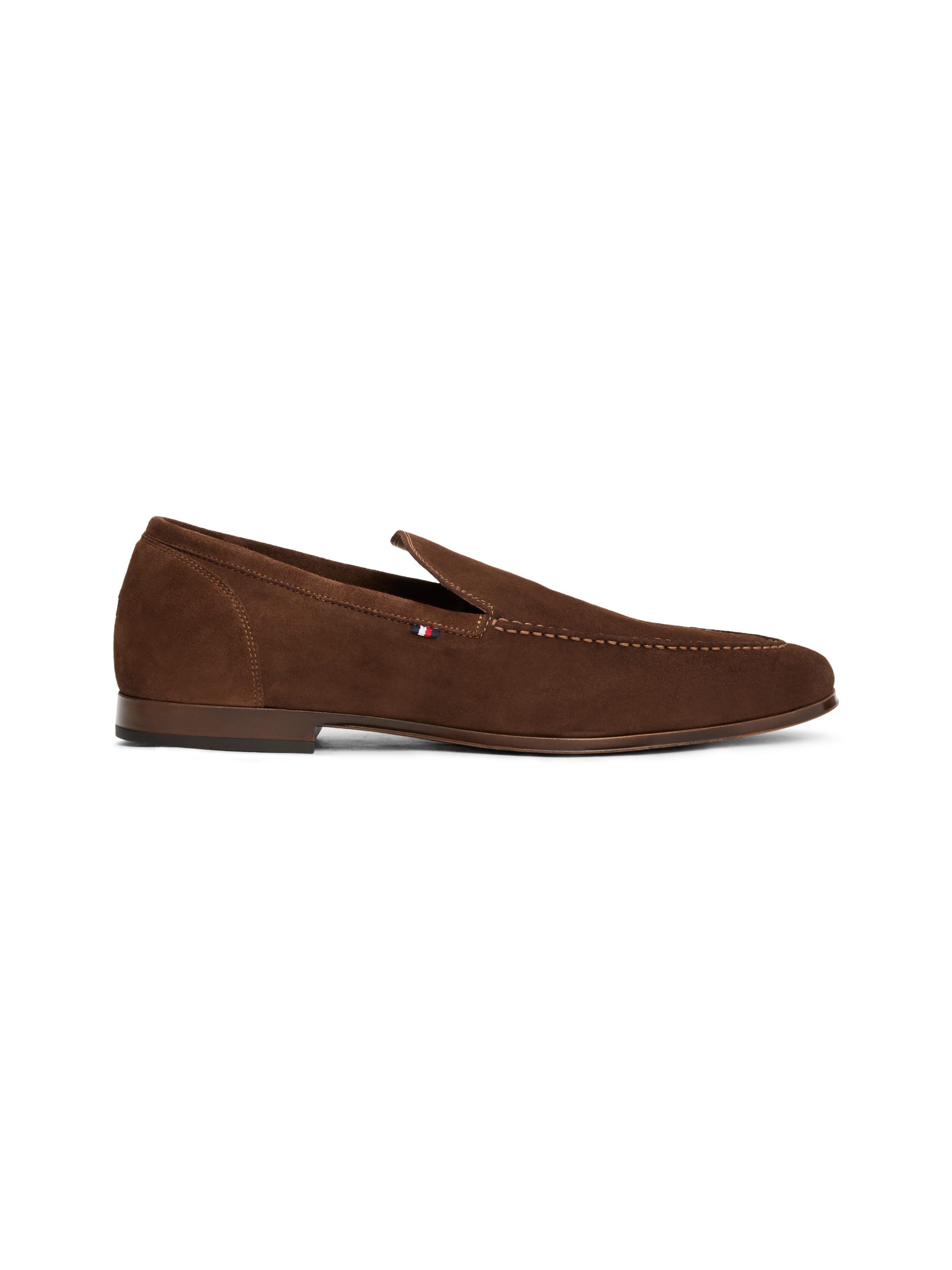 Tommy Hilfiger Instappers HILFIGER FLEXIBLE SUEDE LOAFER