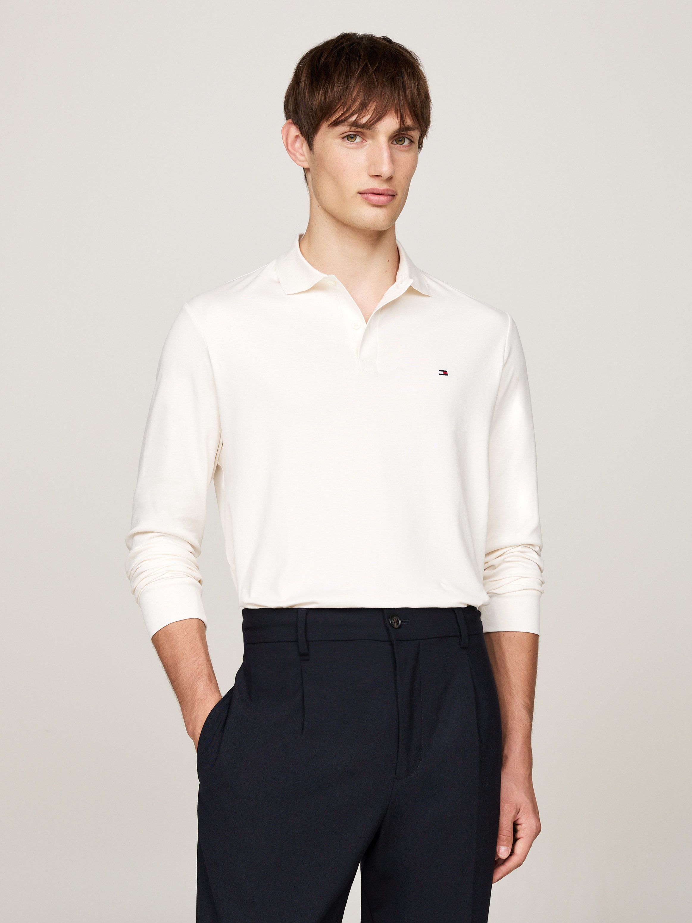 Tommy Hilfiger Poloshirt met lange mouwen