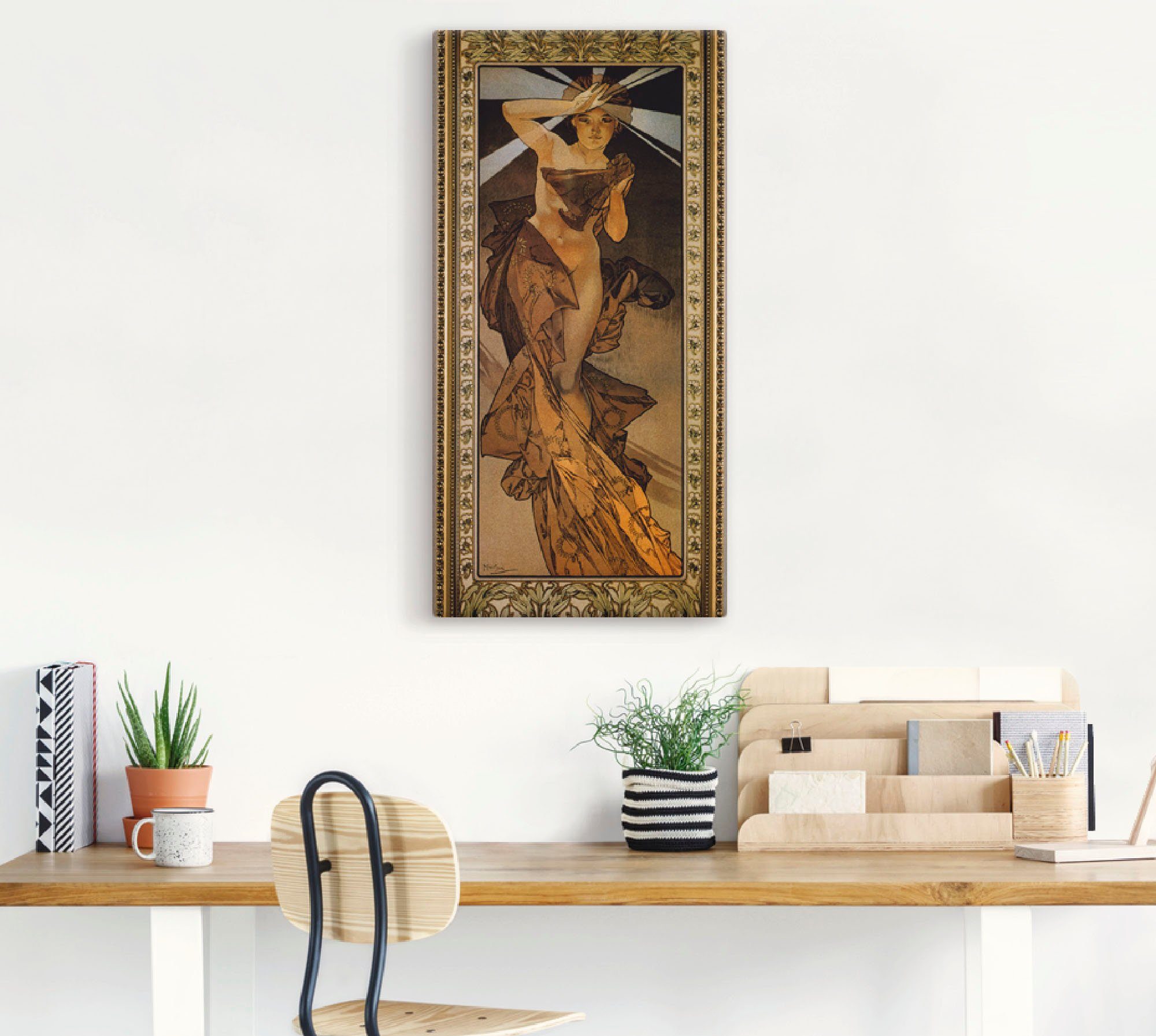 Artland Artprint Sterren: de morgenster als artprint op linnen, muursticker in verschillende maten