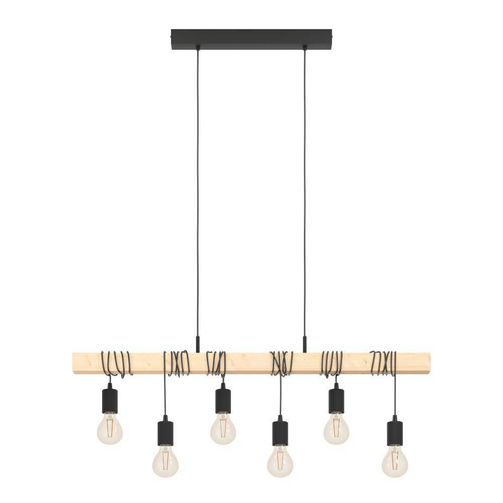 EGLO Hanglamp TOWNSHEND Vintage hanglamp in industriële stijl, retro hanglamp (1 stuk)