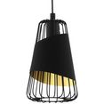 eglo hanglamp austell zwart - oe16,5 x h110 cm - excl. 1x e27 (elk max. 60 w) - hanglamp - hanglamp - hanglamp - hanglamp - plafondlamp - lamp - eettafellamp - eettafel - keukenlamp - lamp voor de woonkamer zwart
