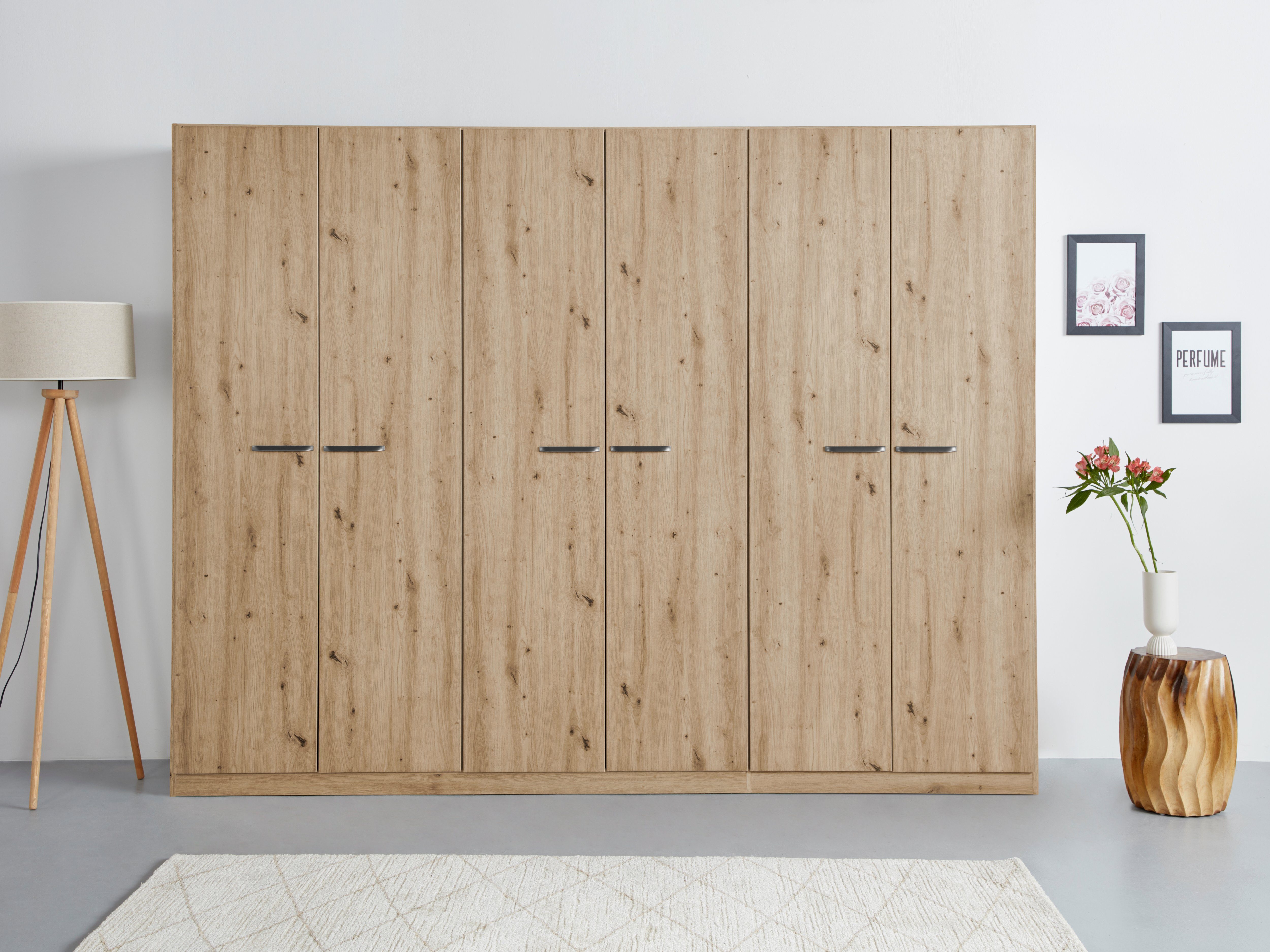 rauch Draaideurkast Kledingkast kast garderobe TOPSELLER OTELI incl. binnenindeling met 3 binnenlades extra planken optioneel met spiegel made in germany