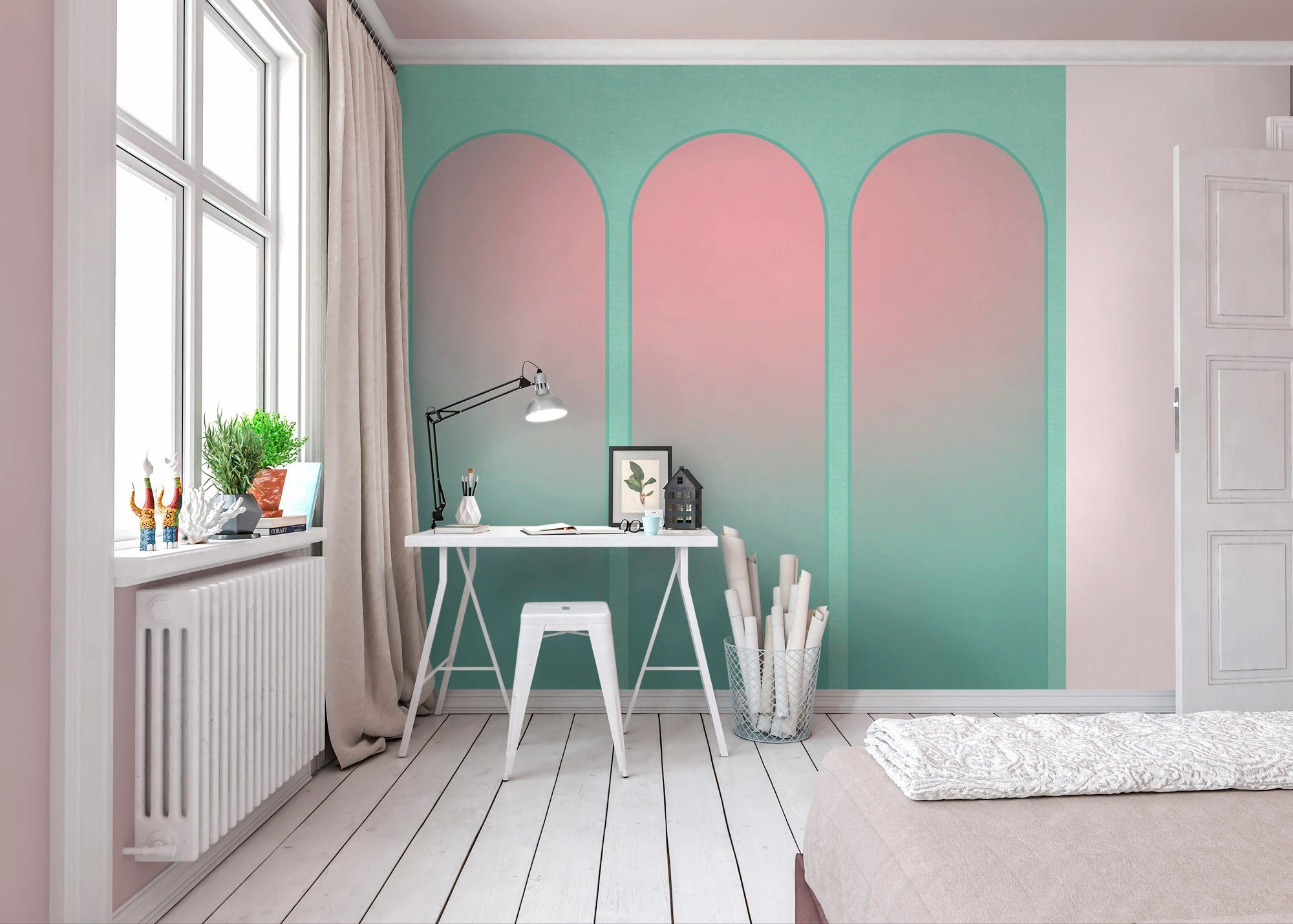 Komar Fotobehang Digitale print vlies - temple - Afmeting 300 x 280 cm