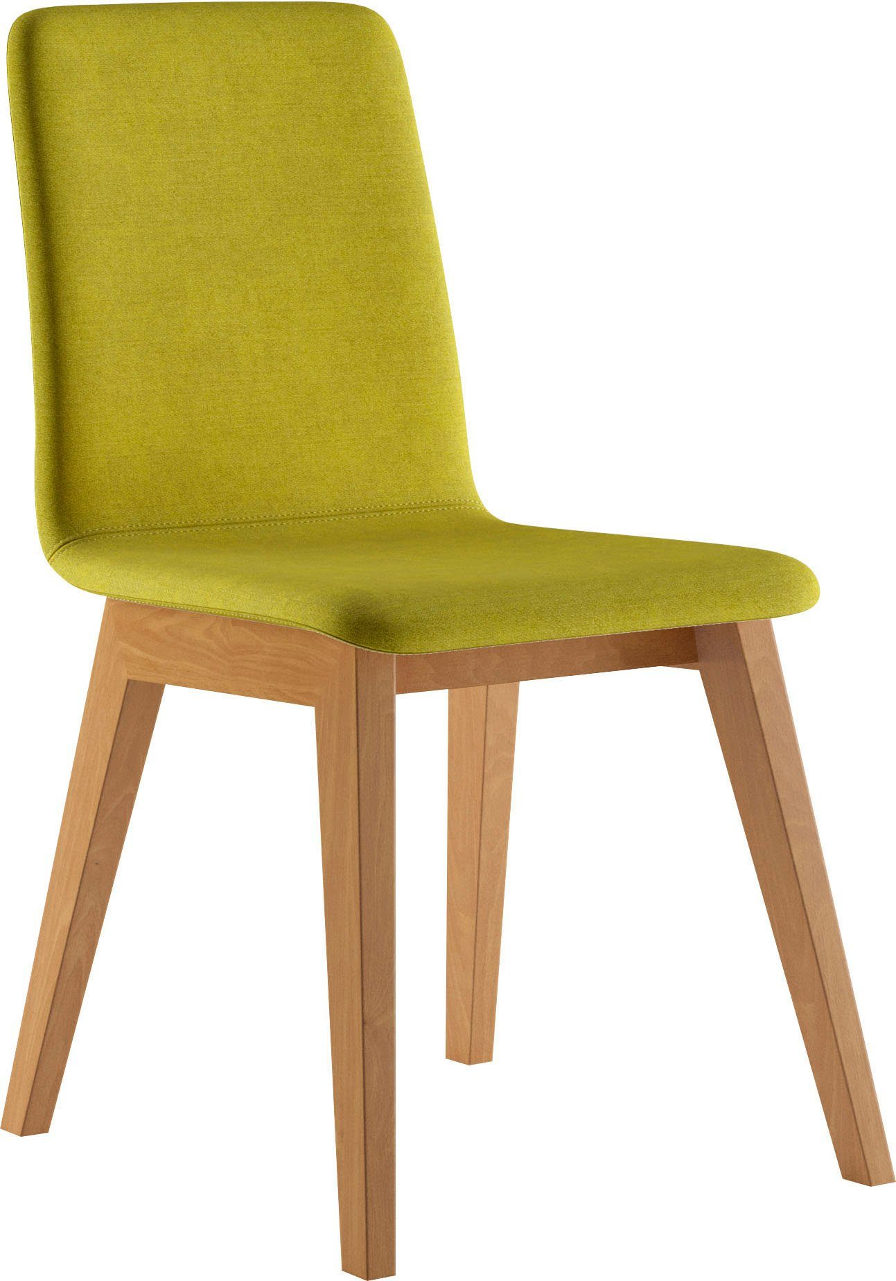 INOSIGN Stoel Sandy met verschillende stoelpootkleuren en kleurvarianten, zithoogte 47 cm (2 stuks)