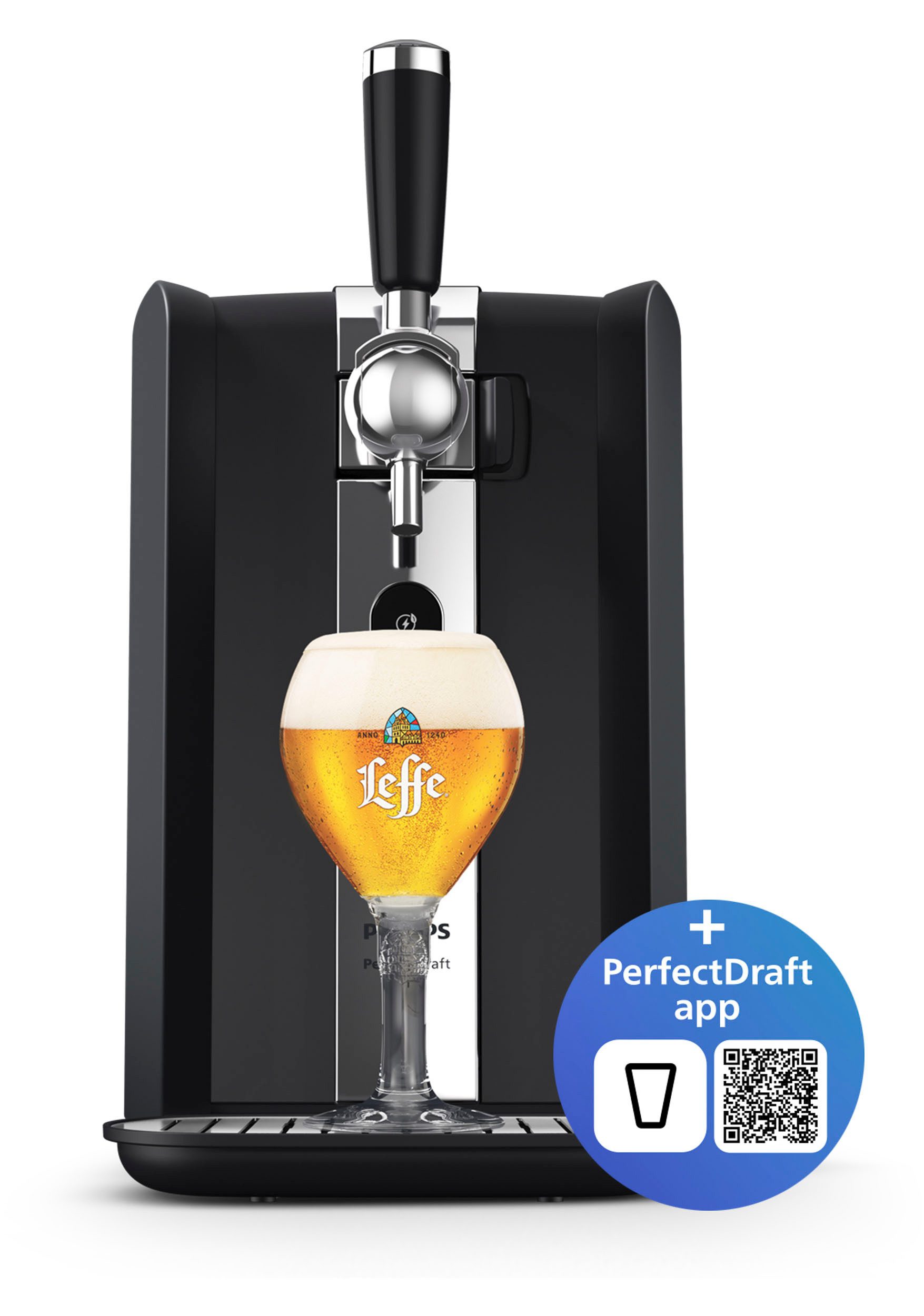 Philips Biertapinstallatie Perfect Draft 7000 Series HD3770/90 met temperatuurinstellingen van...