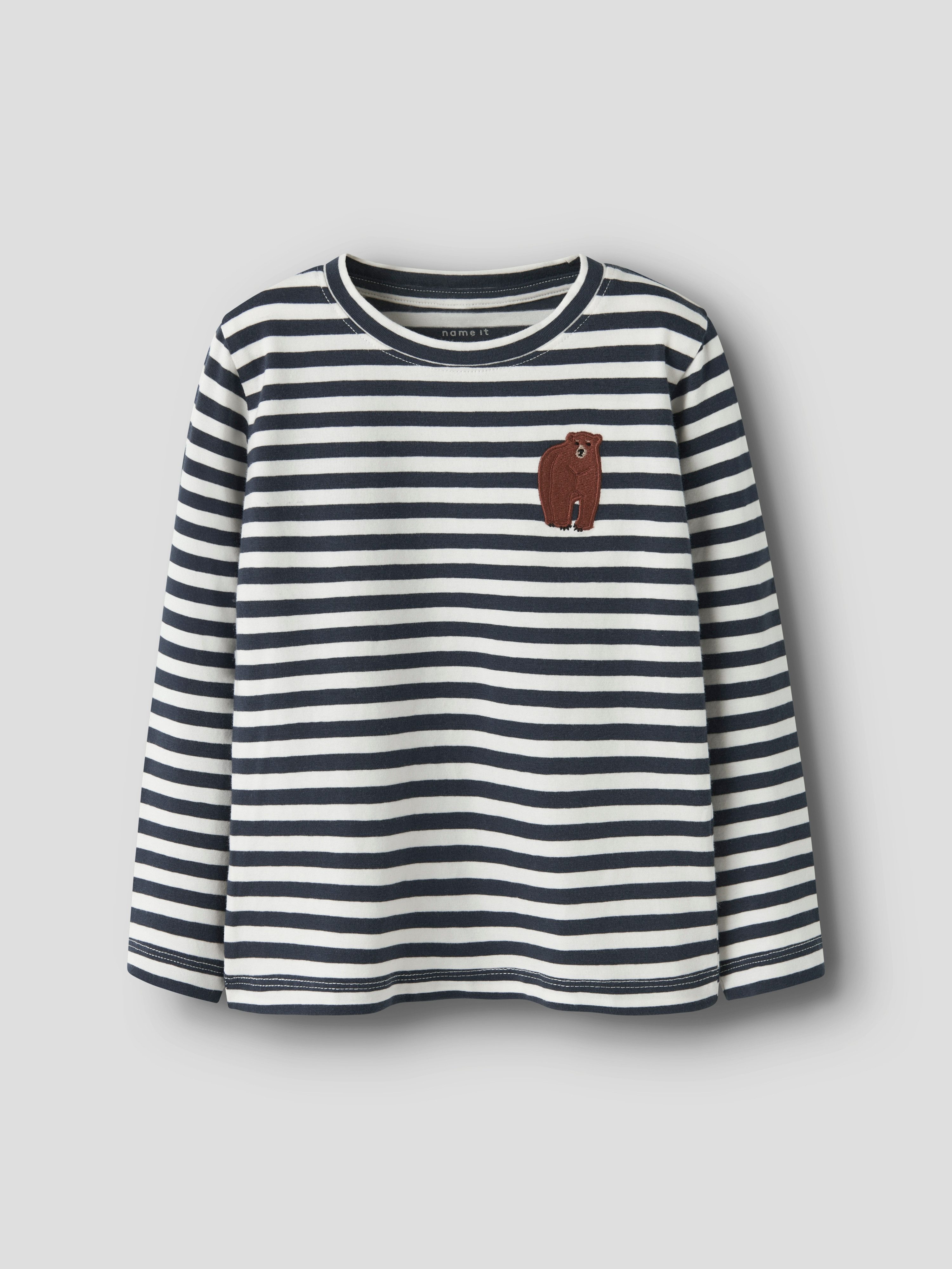 Name It Shirt met lange mouwen NMMNITU 2P LS TOP PB (set, 2-delig)