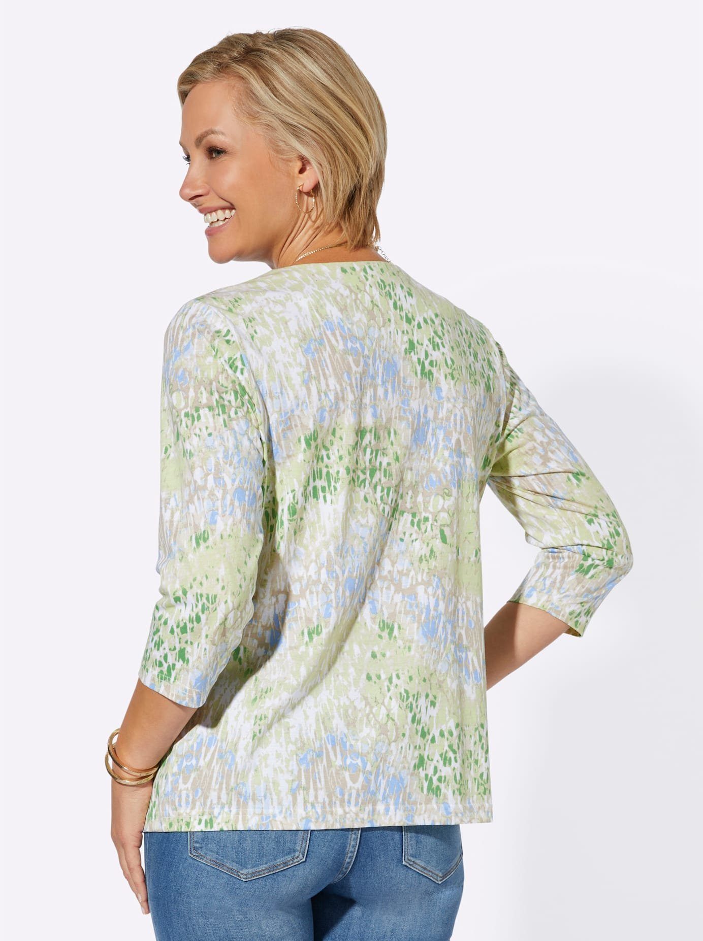 Classic Basics Shirt met 3/4-mouwen Shirt (1-delig)