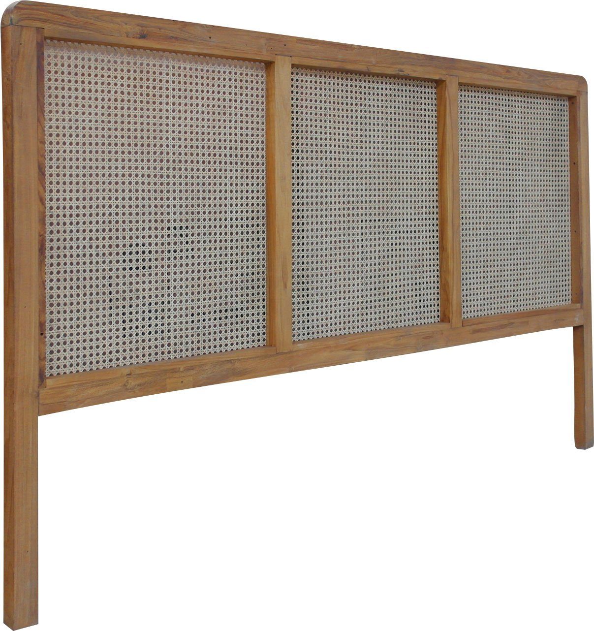 SIT Hoofdbord van rietweefsel, weens weefsel, breedte 200 cm