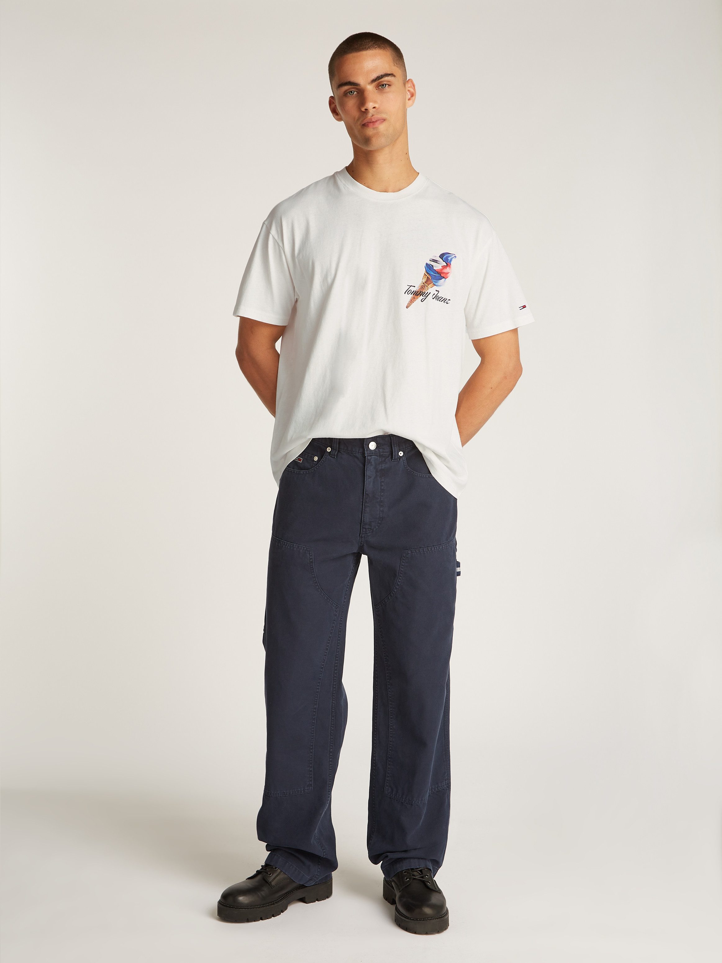 TOMMY JEANS T-shirt TJM RLX NOVELTY 2 GMD TEE