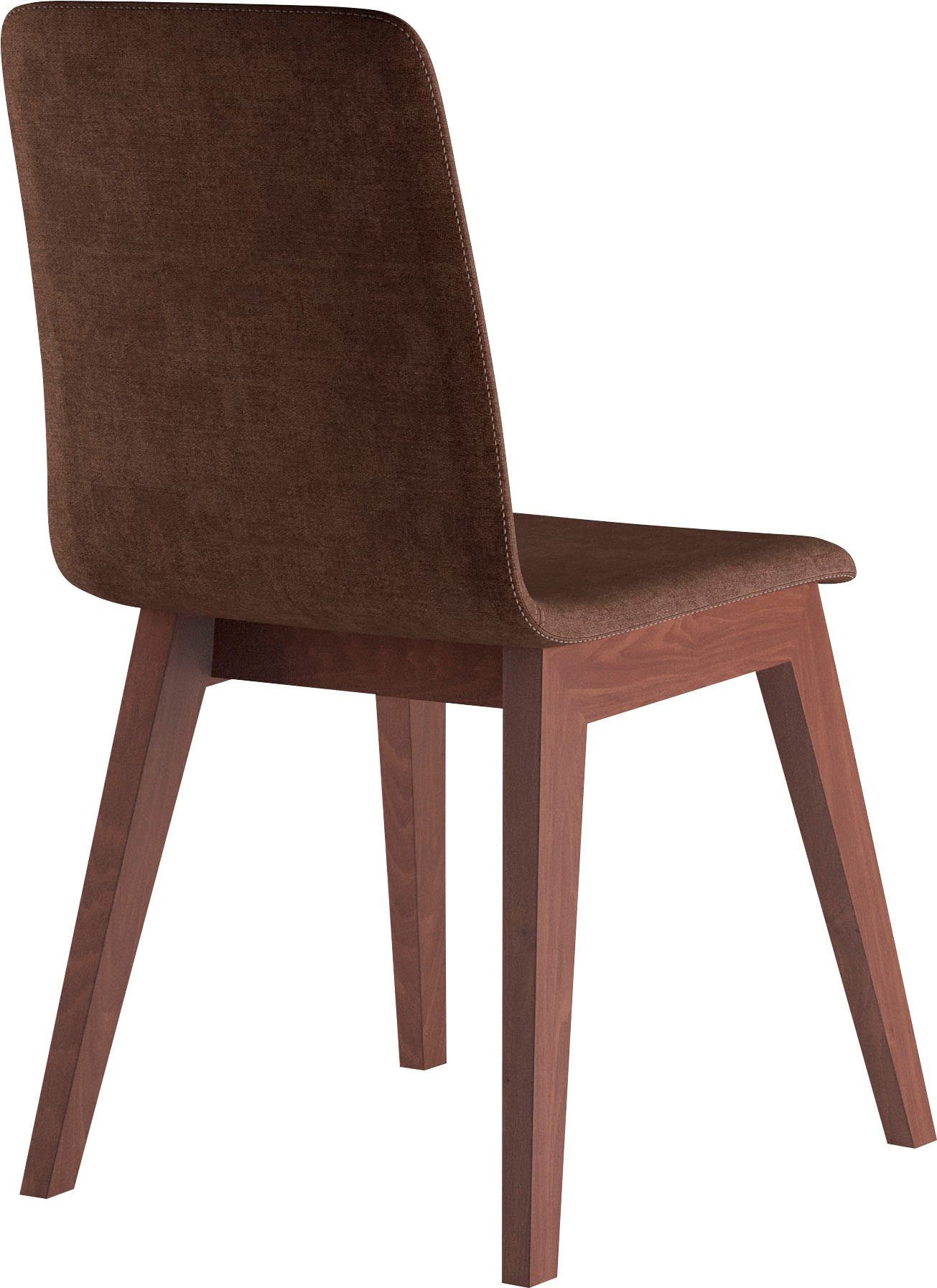 INOSIGN Stoel Sandy met verschillende stoelpootkleuren en kleurvarianten, zithoogte 47 cm (2 stuks)