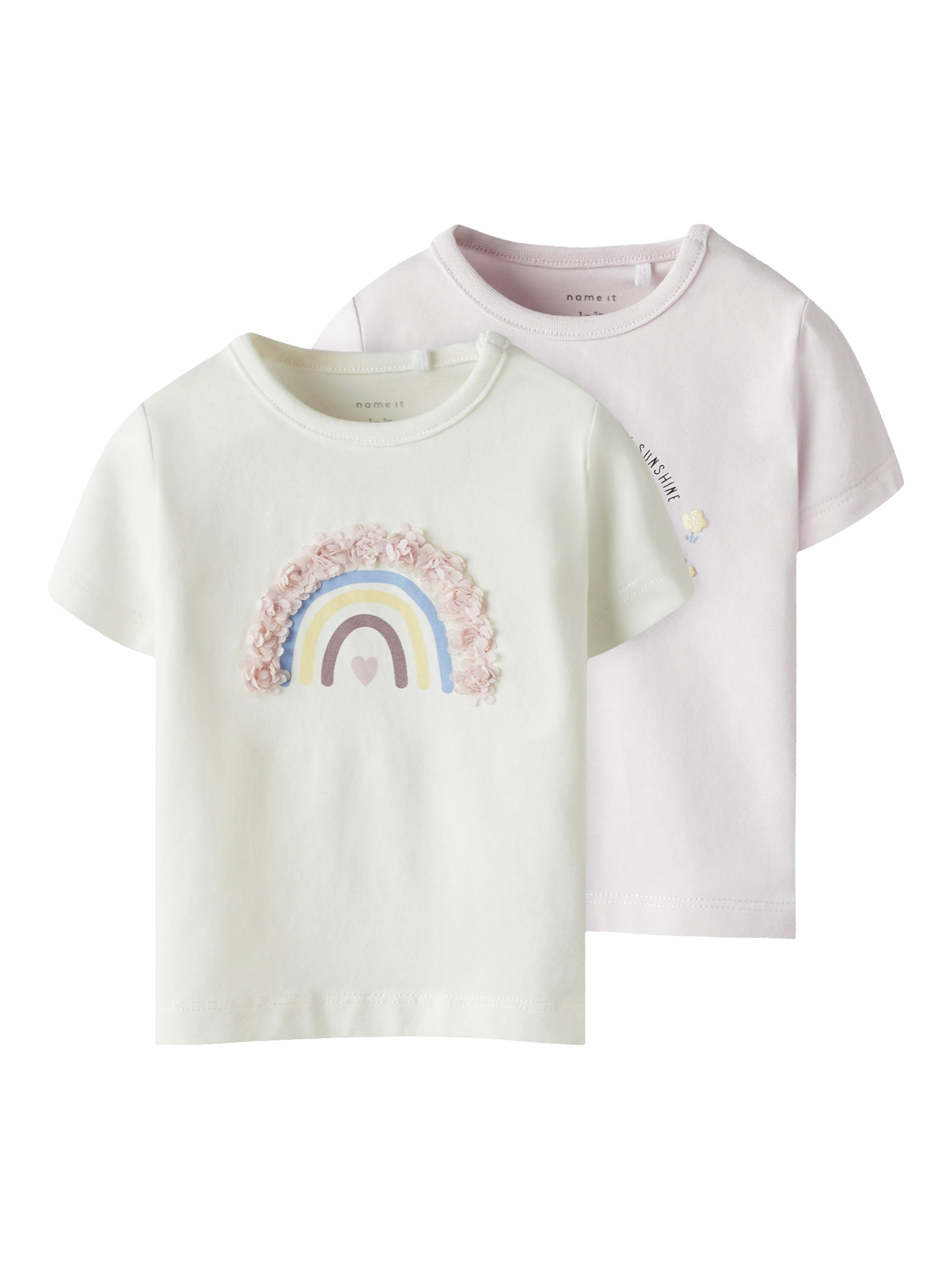 Name It Shirt met korte mouwen NBFFINES 2P SS TOP BOX (set, 2-delig)