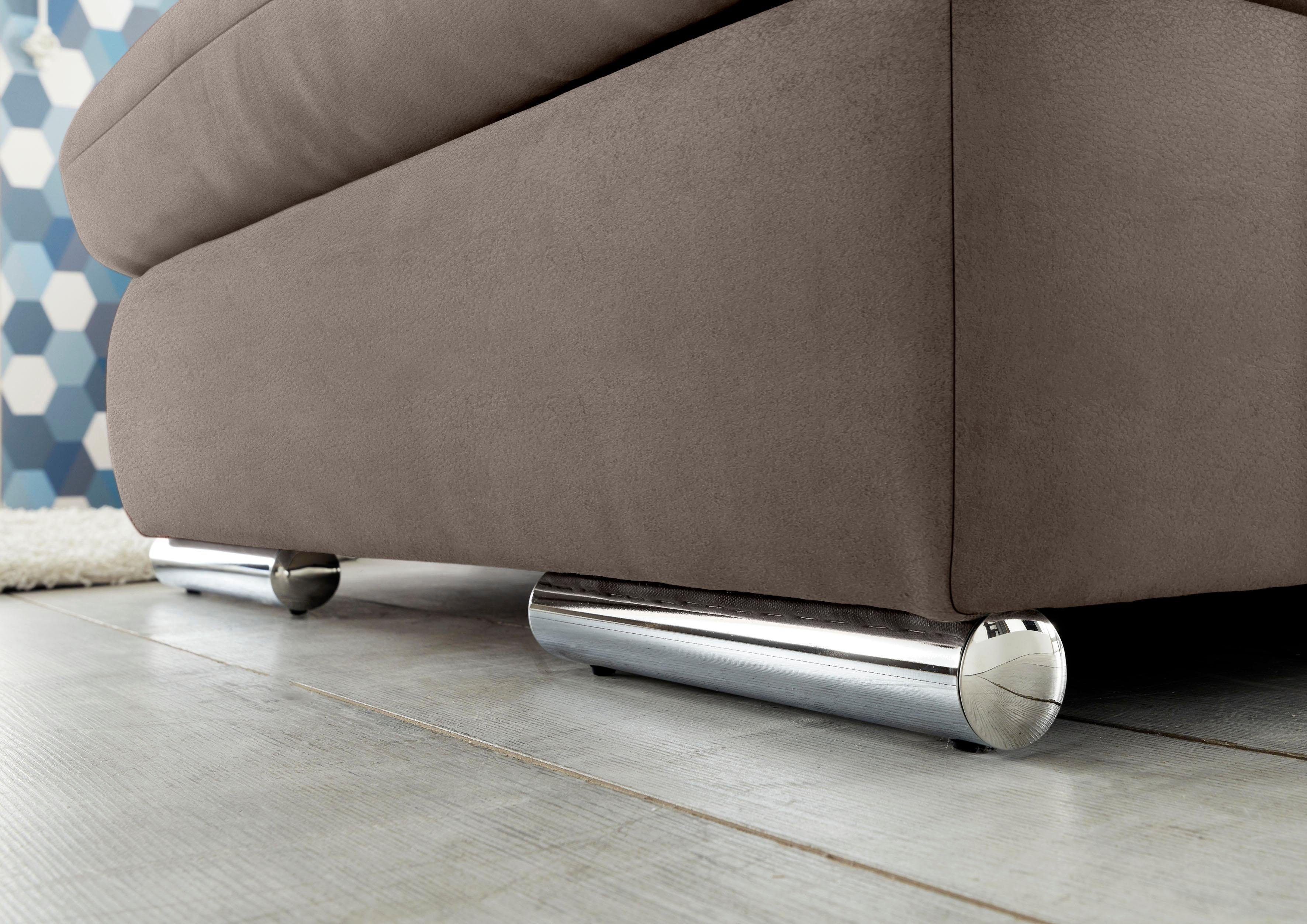 set one by Musterring Hoekbank SO 4100 met comfortabele pocketvering en hoofdeindeverstelling,