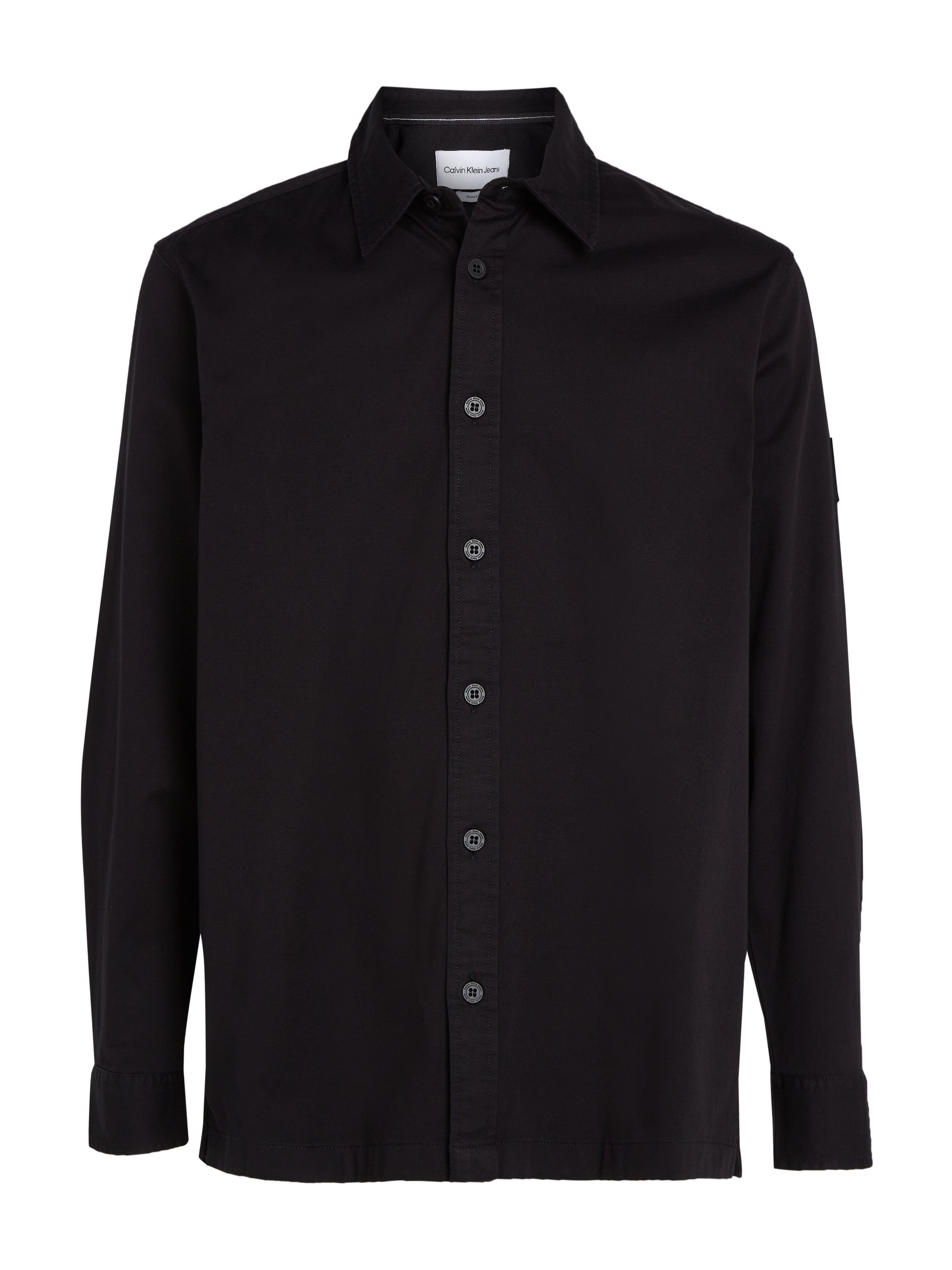 Calvin Klein Overhemd met lange mouwen MONOLOGO BADGE SHIRT