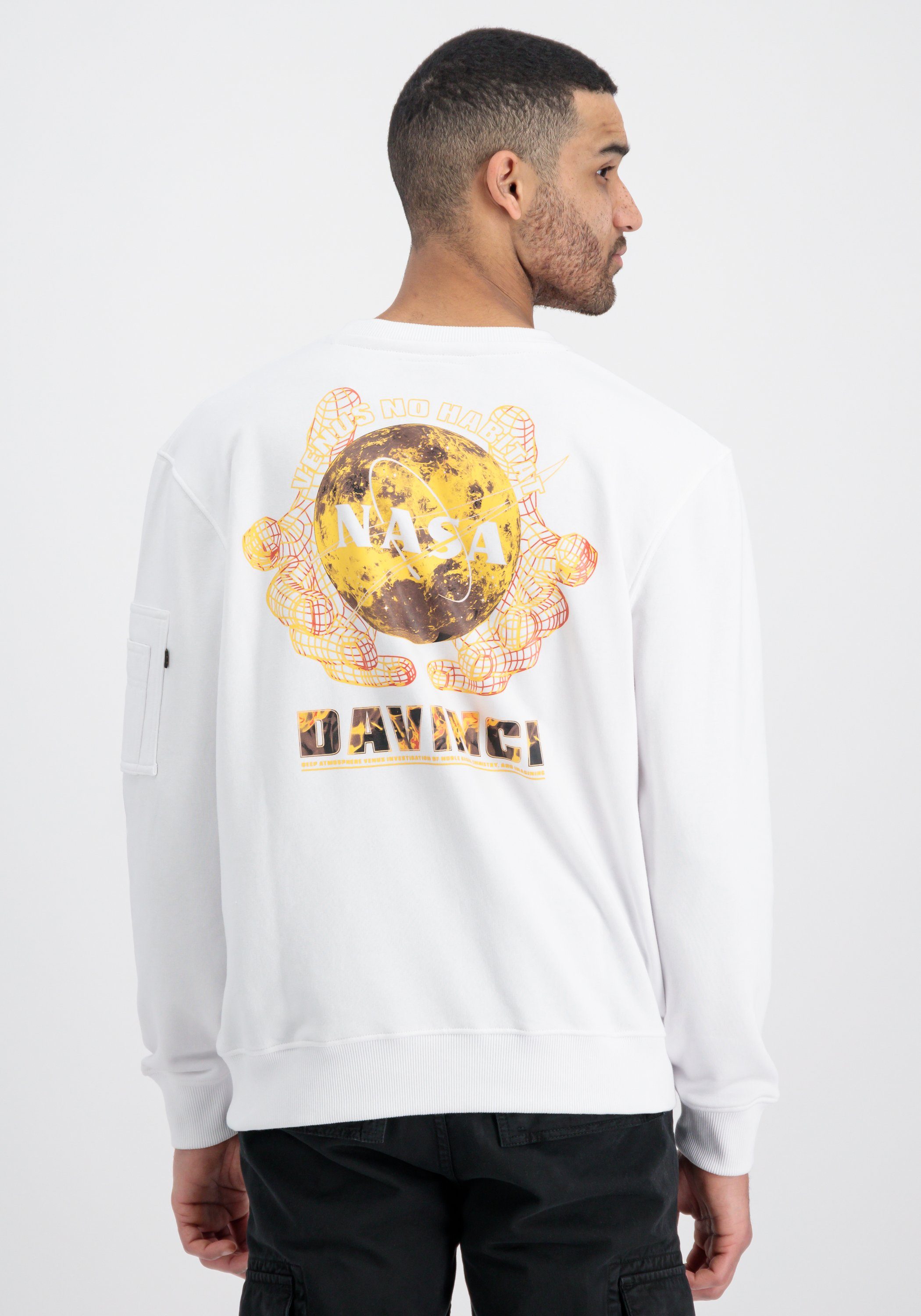 Alpha Industries Sweater ALPHA INDUSTRIES Men - Sweatshirts NASA Davinci Sweater