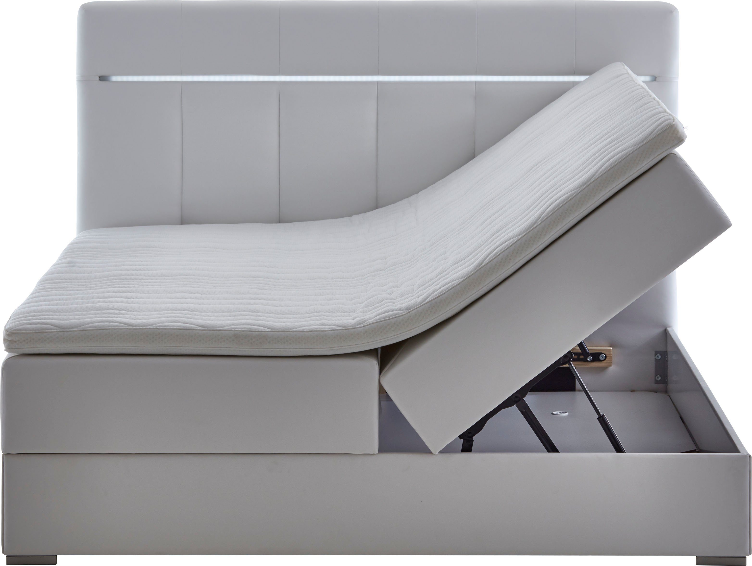 ATLANTIC home collection Boxspring TESSA met ledverlichting en bedkist