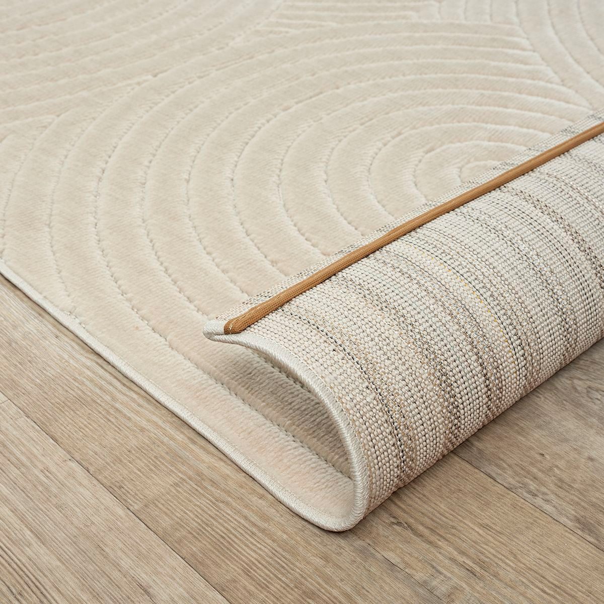 The carpet Vloerkleed Parma moderne woonkamer tapijt geschikt voor buiten, dichte pool